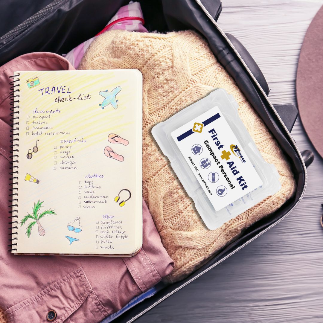 blog - How to lightly pack a first aid kit in your carry-on
