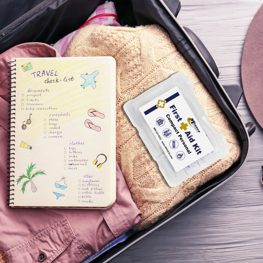 blog - How to lightly pack a first aid kit in your carry-on