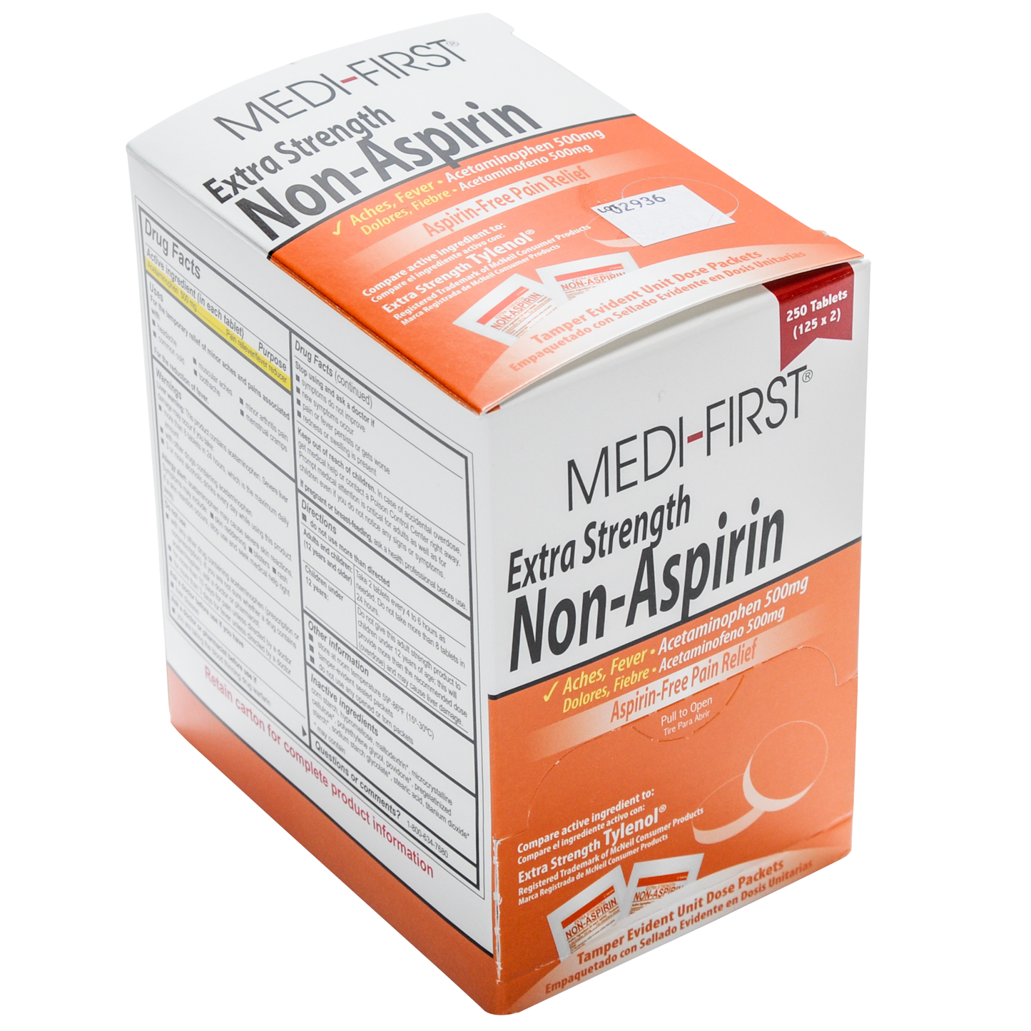 Medifirst Extra Strength Non Aspirin Tablet Packets