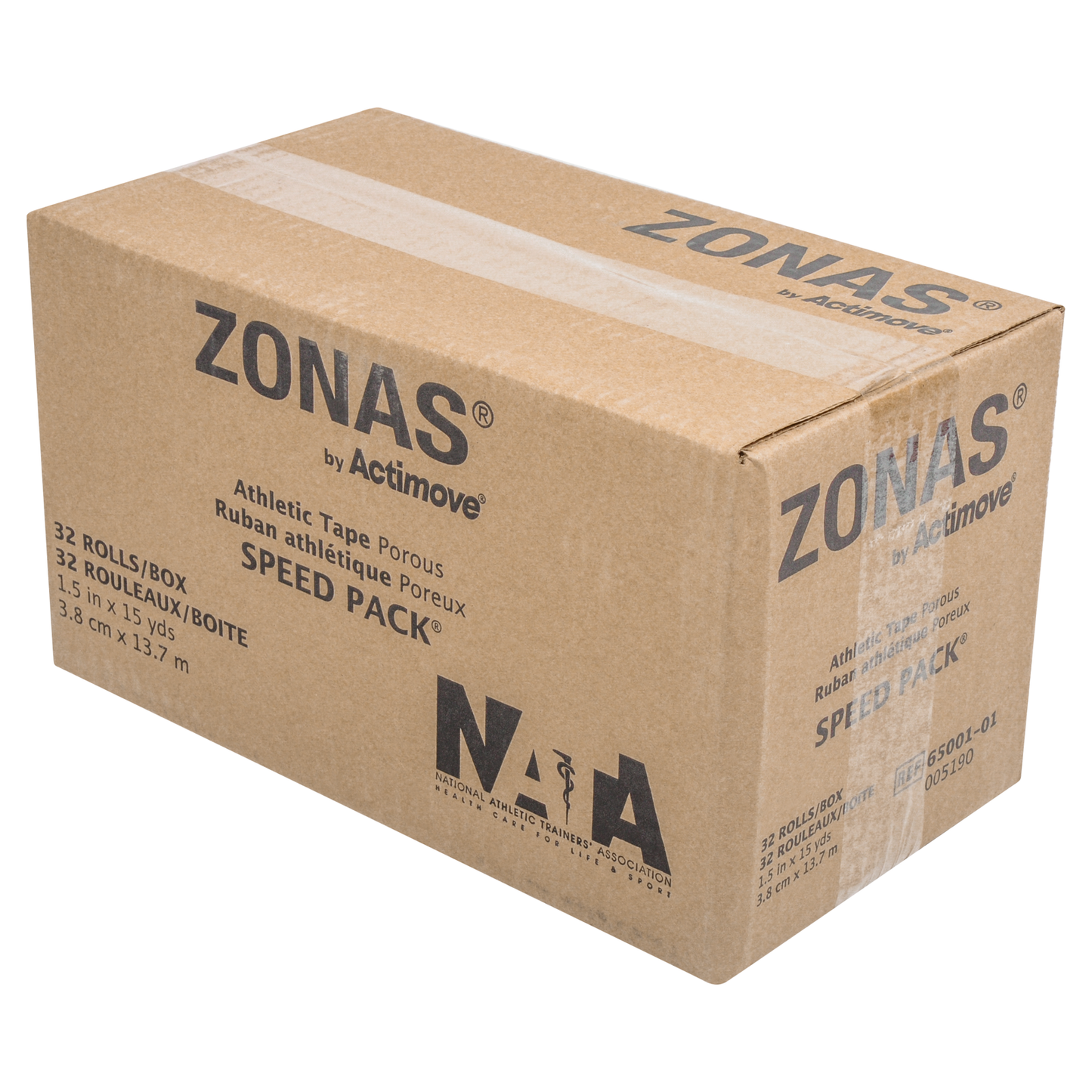 J & J Zonas Athletic Adhesive Tape Speedpack 1 1/2'' 32/cs