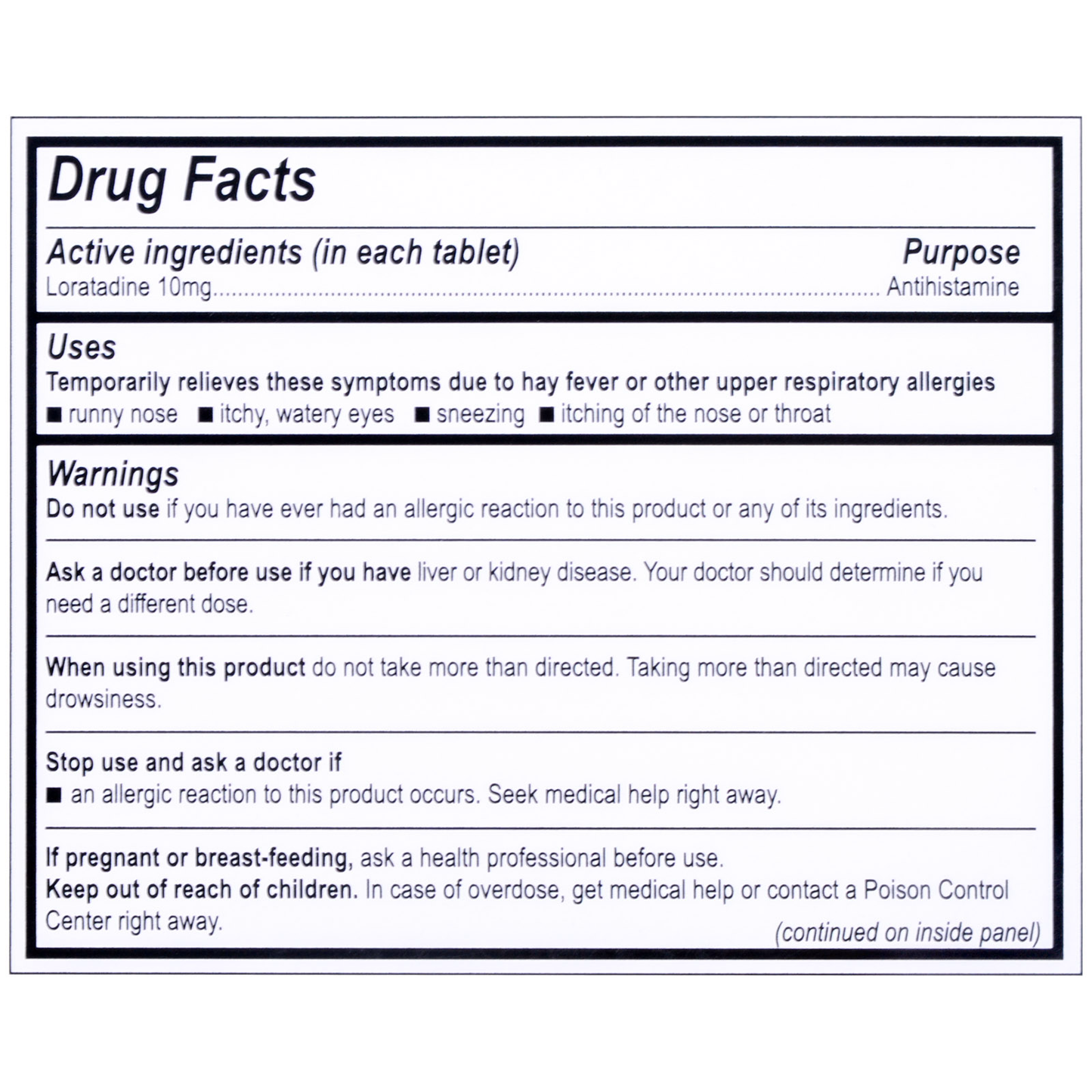 Loradamed Allergy Relief Packets (10x1)