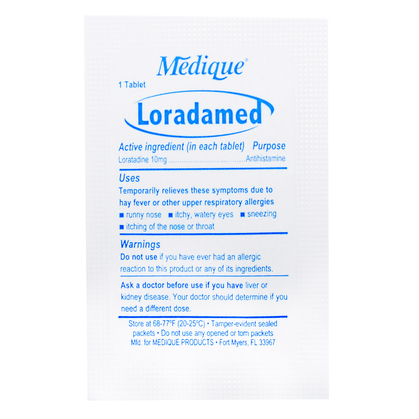 Loradamed Allergy Relief Packets (10x1)