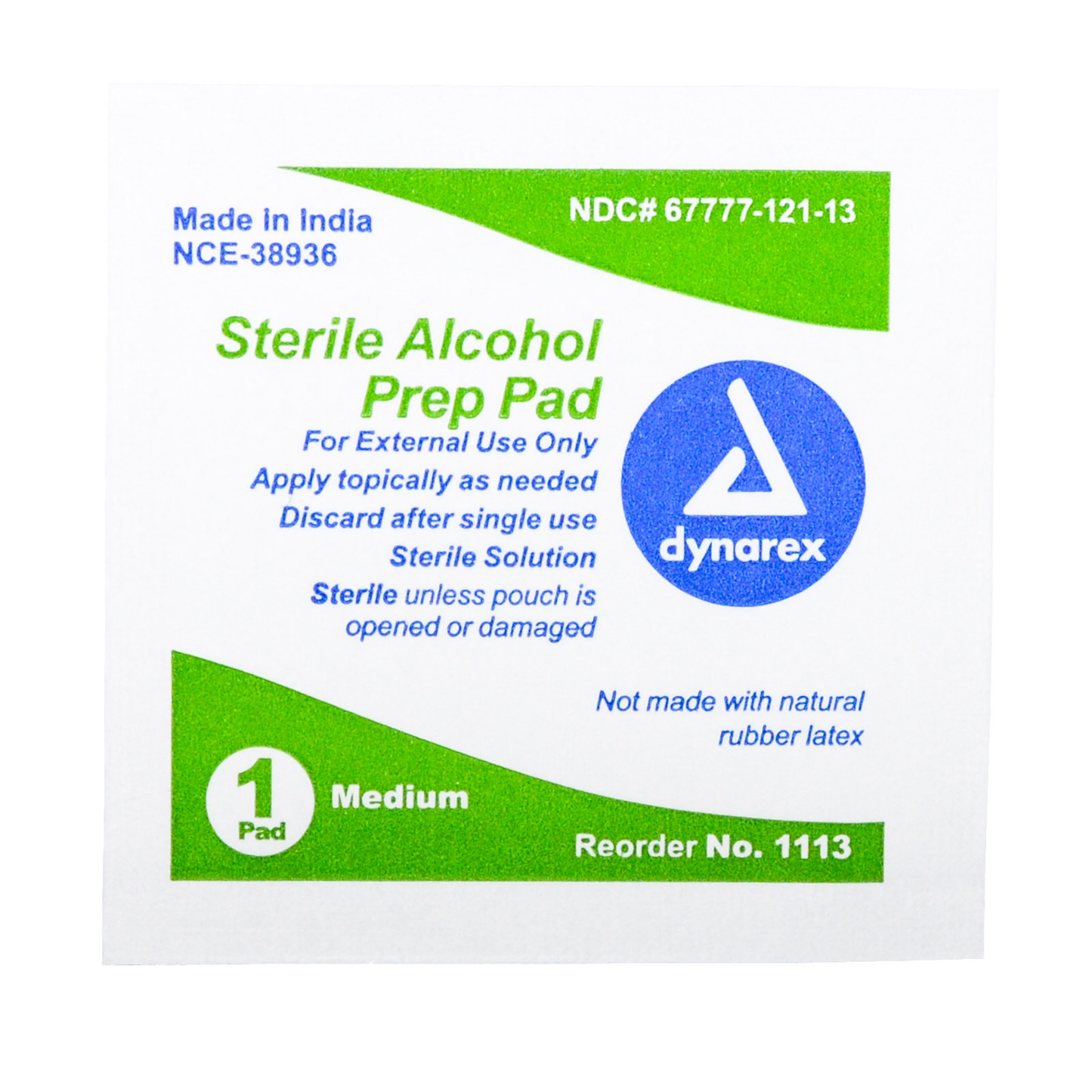 Alcohol Wipes Prep Pads Medium 200/box