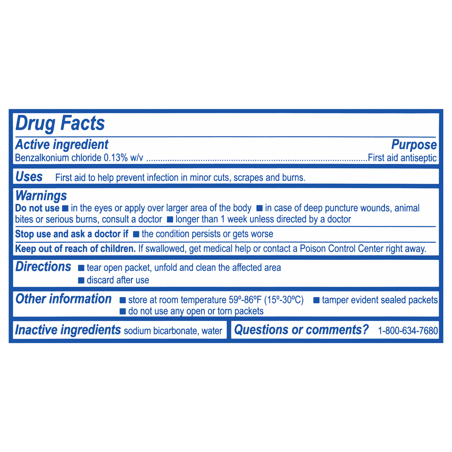 Medi First Antiseptic First Aid Wipes 20/box
