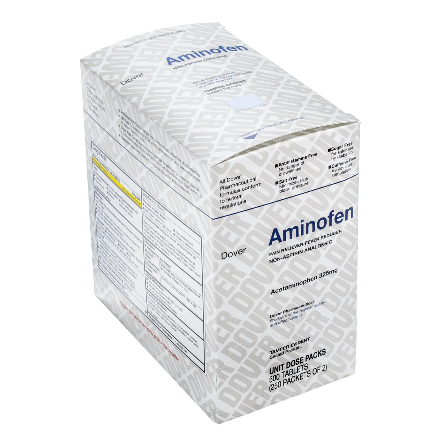 Dover Aminophen Non Aspirin 250 X 2