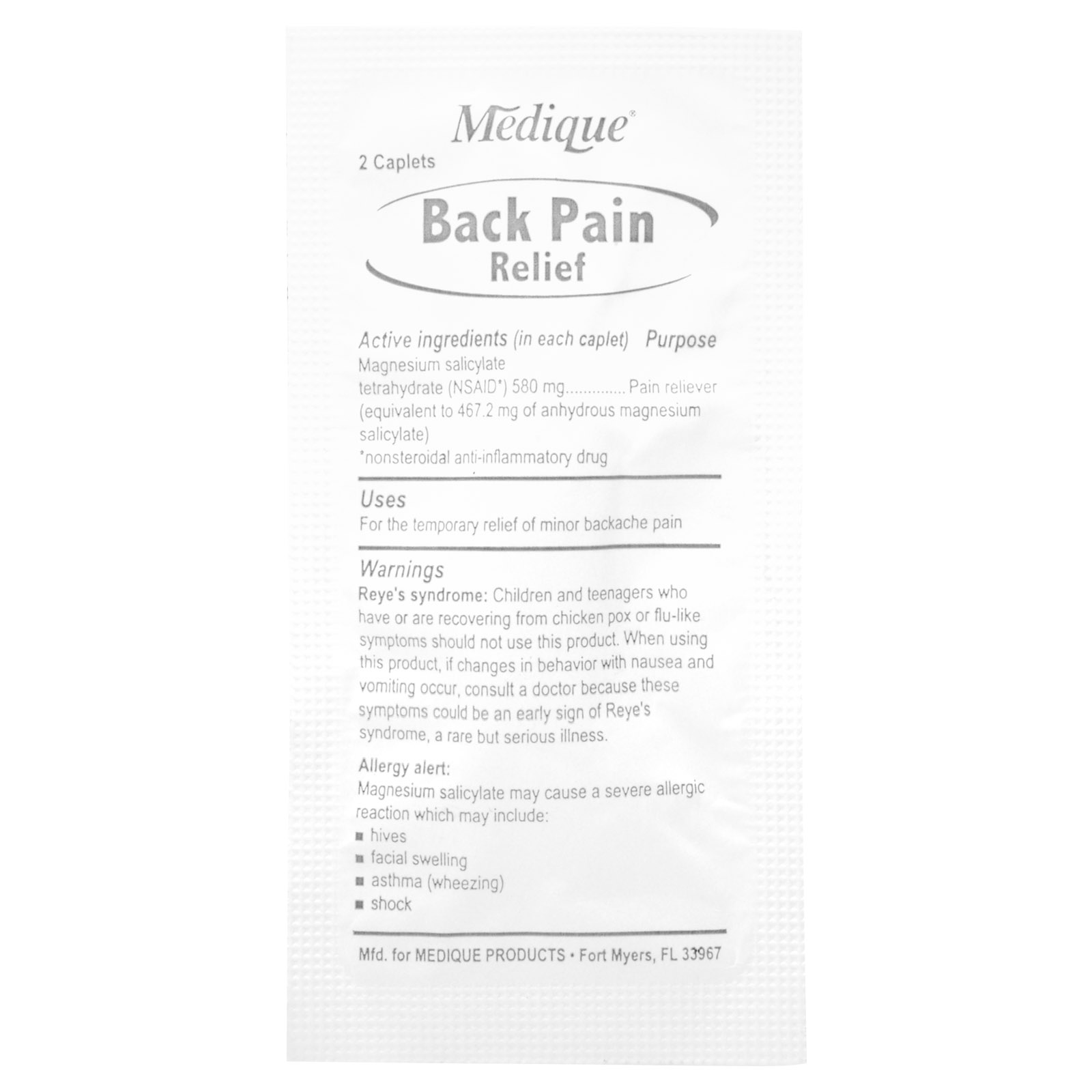 Back Pain Relief Caplets (40x2)