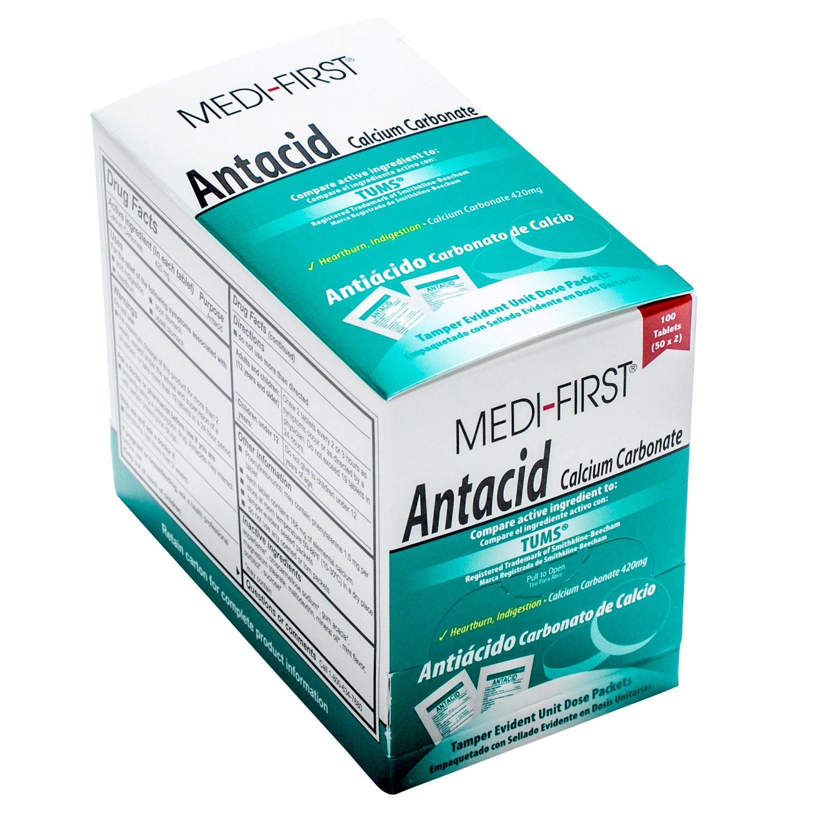 Medifirst Antacid Tablet Packets