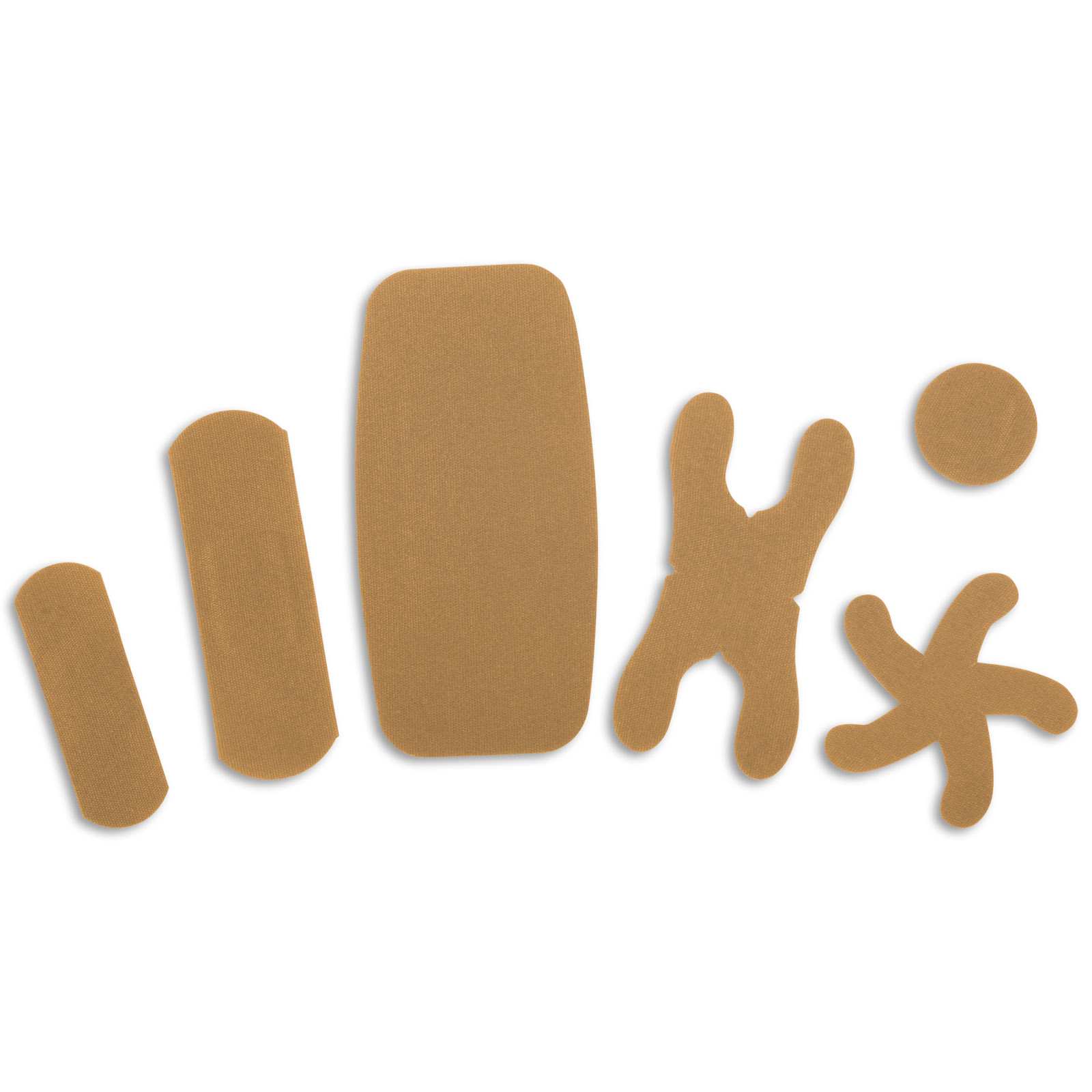 Skin Tone Bandages Assortment Medium Brown (30/Pk)