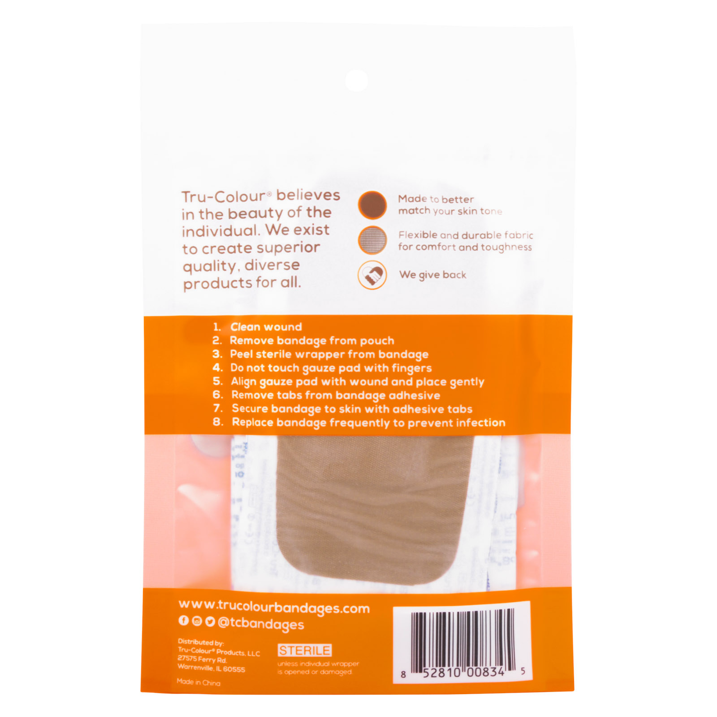 Skin Tone Bandages Assortment Medium Brown (30/Pk)