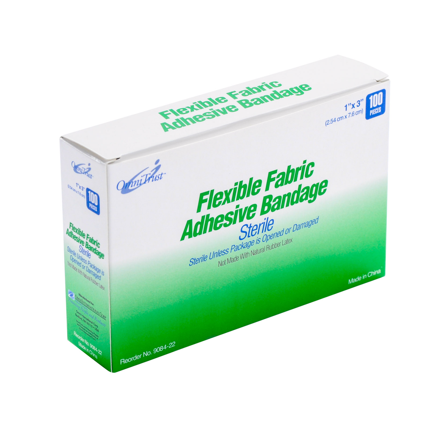 OmniTrust Fabric Adhesive Bandages 1x3 (100/Bx)