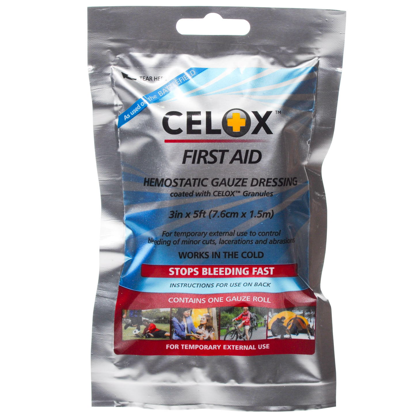 Celox Gauze Roll 3 x 5 feet