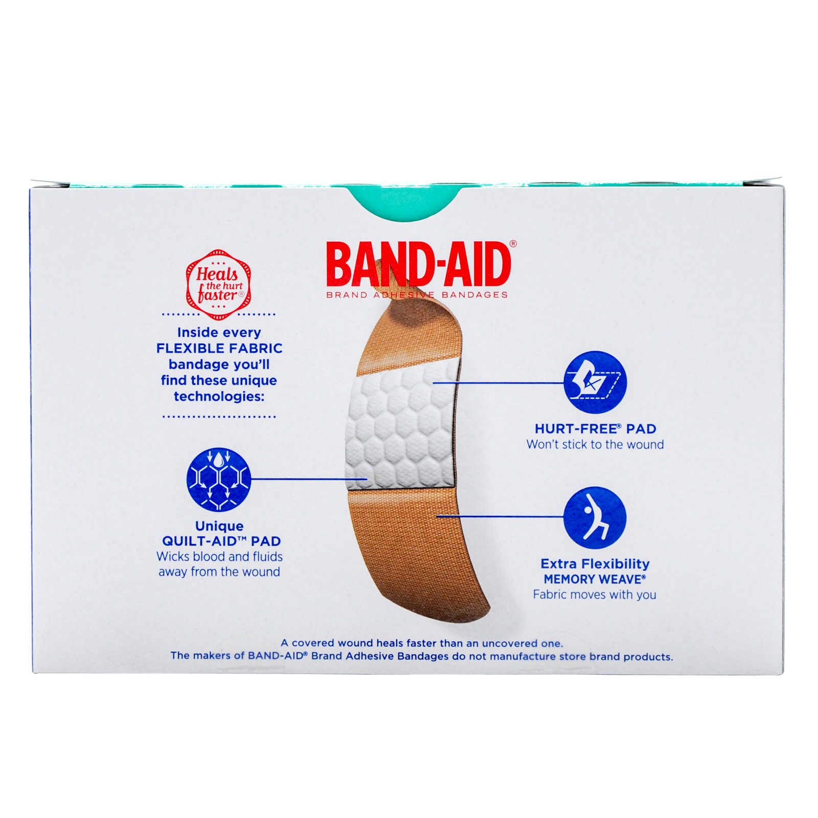 J & J Bandaid Brand Flexible Adhesive Bandages 1'' X 3'' 100/box