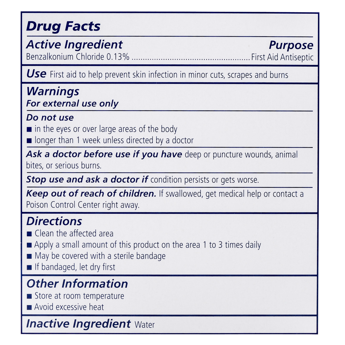 Antiseptic Towelettes Benzalkonium Bzk Wipes 100/box