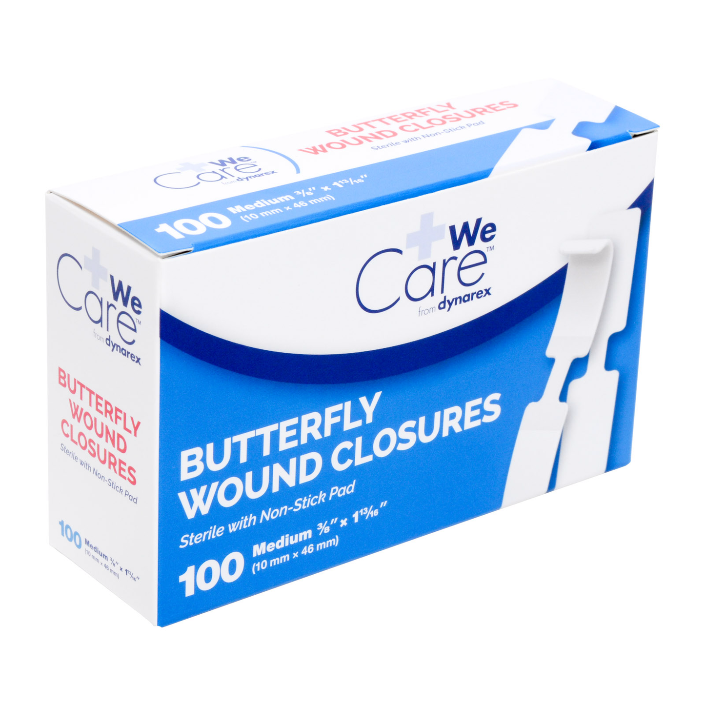 Economy Value Butterfly Closure Strips 100/box