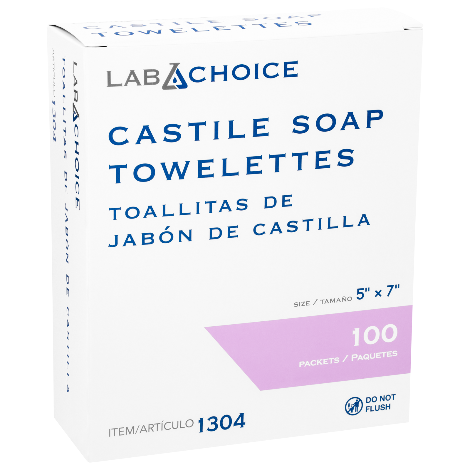 Castile Soap Wipes (100/Bx)