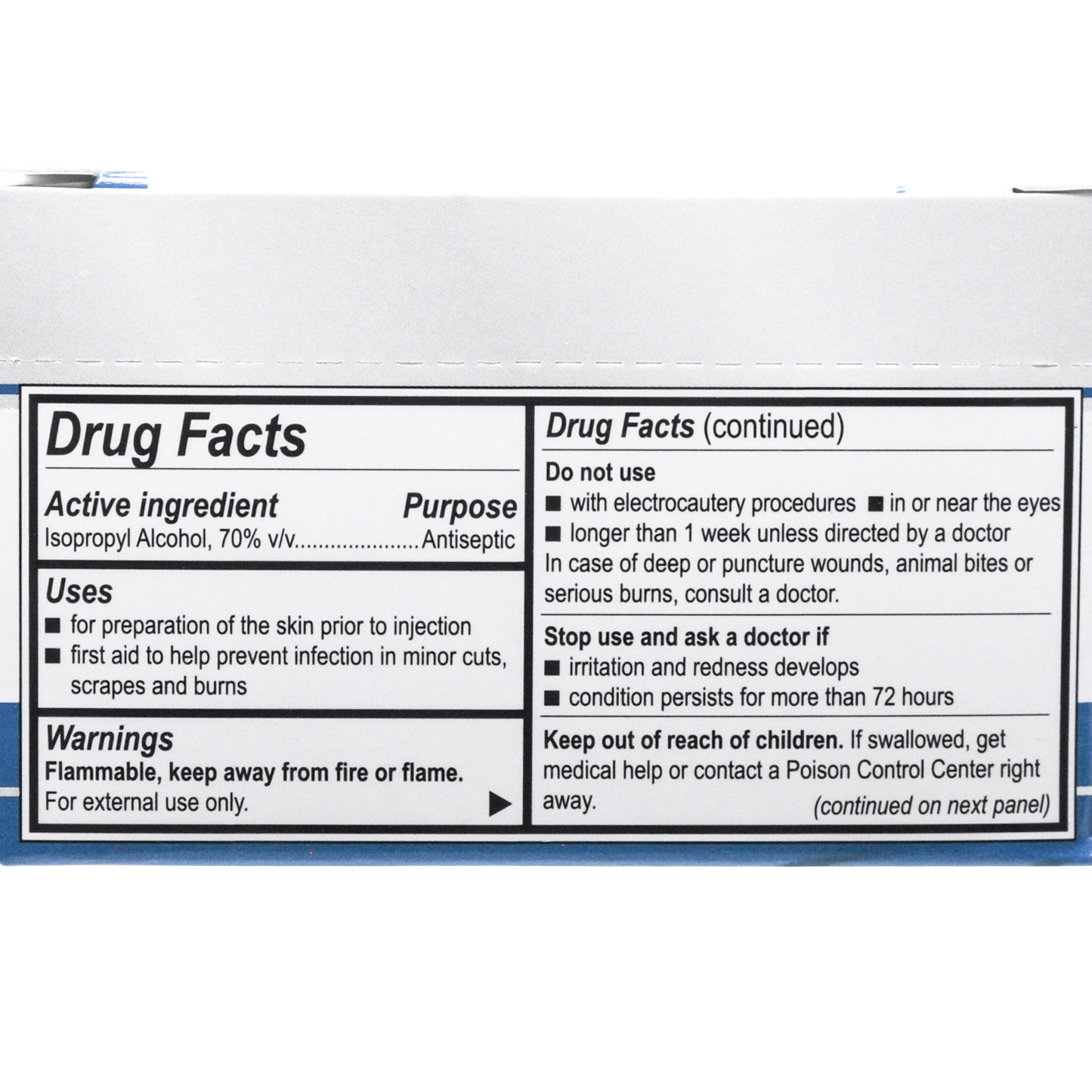 Alcohol Wipe Towelettes Medifirst 50/box