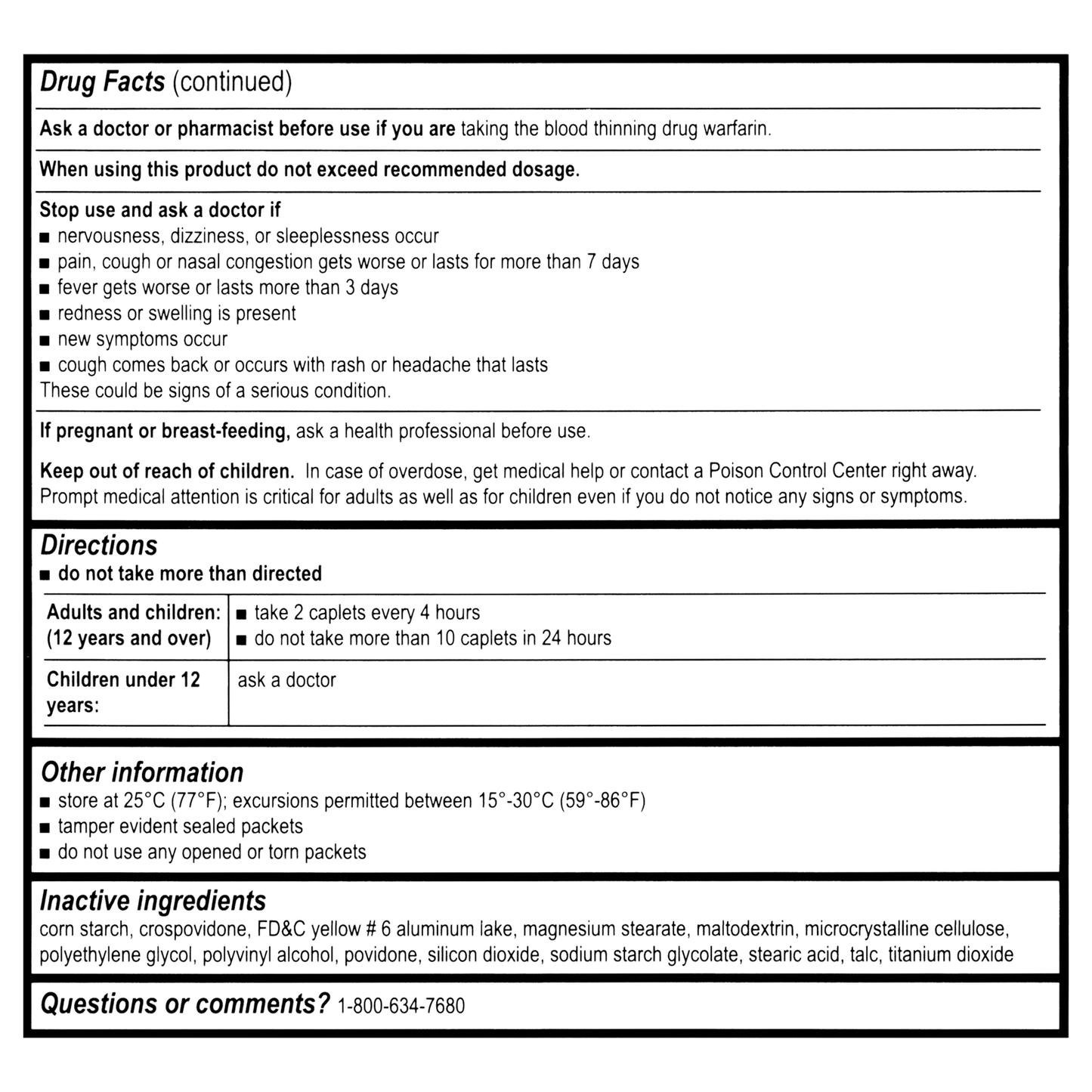 Cold & Cough Relief 75x2