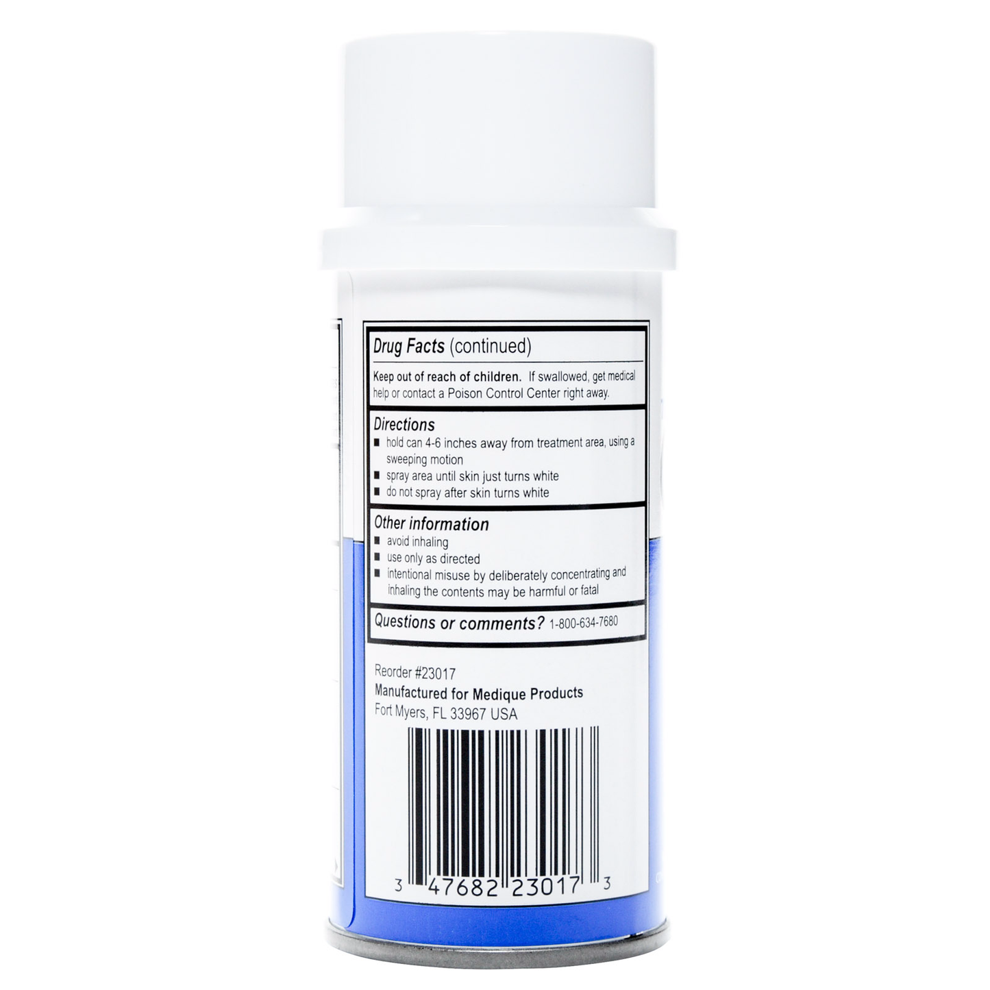 Cold Spray First Aid Burn Treatment 4 Oz Aerosol Can