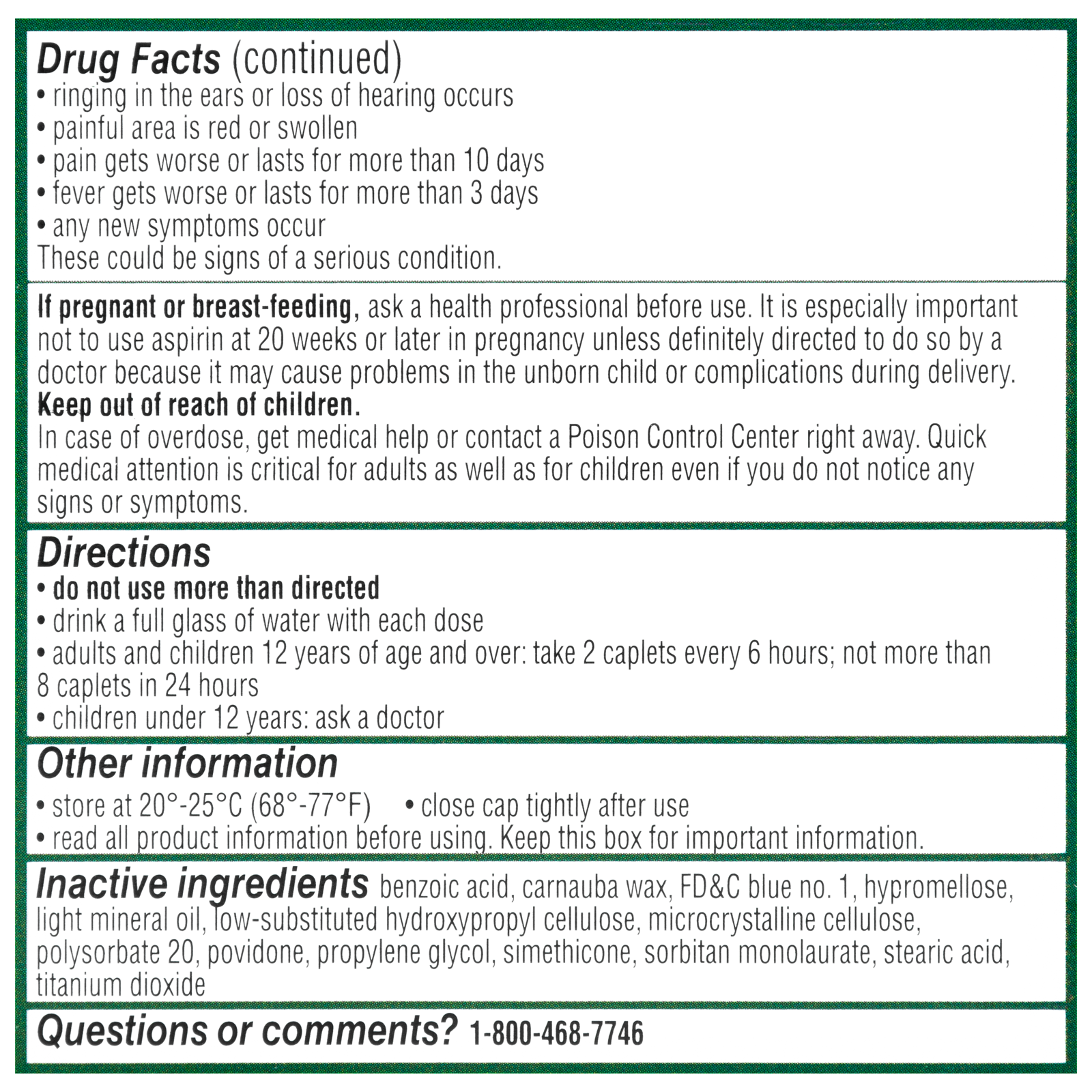 Excedrin Packets 25/Bx