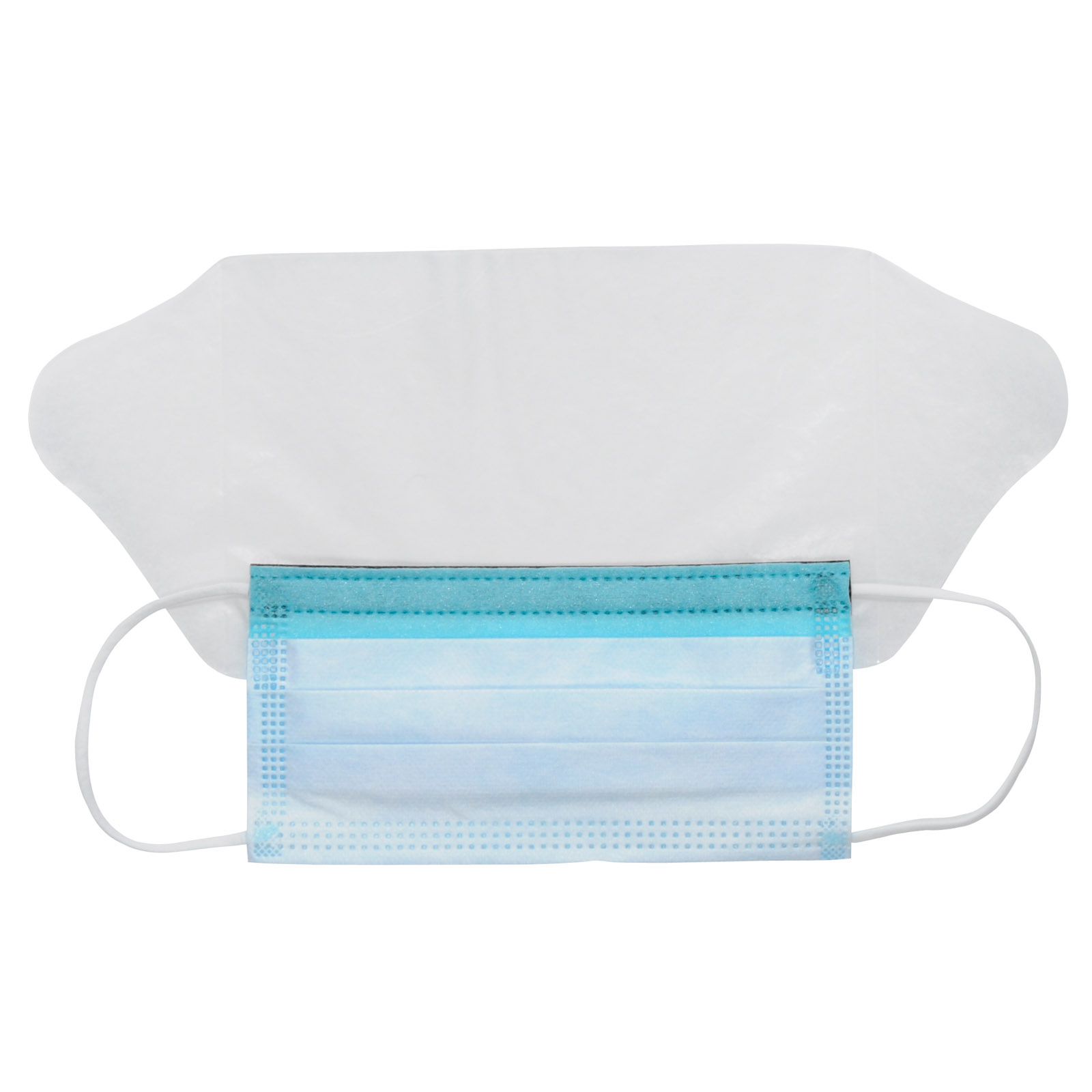 Biohazard Protection Mask With Earloops And Visor Each