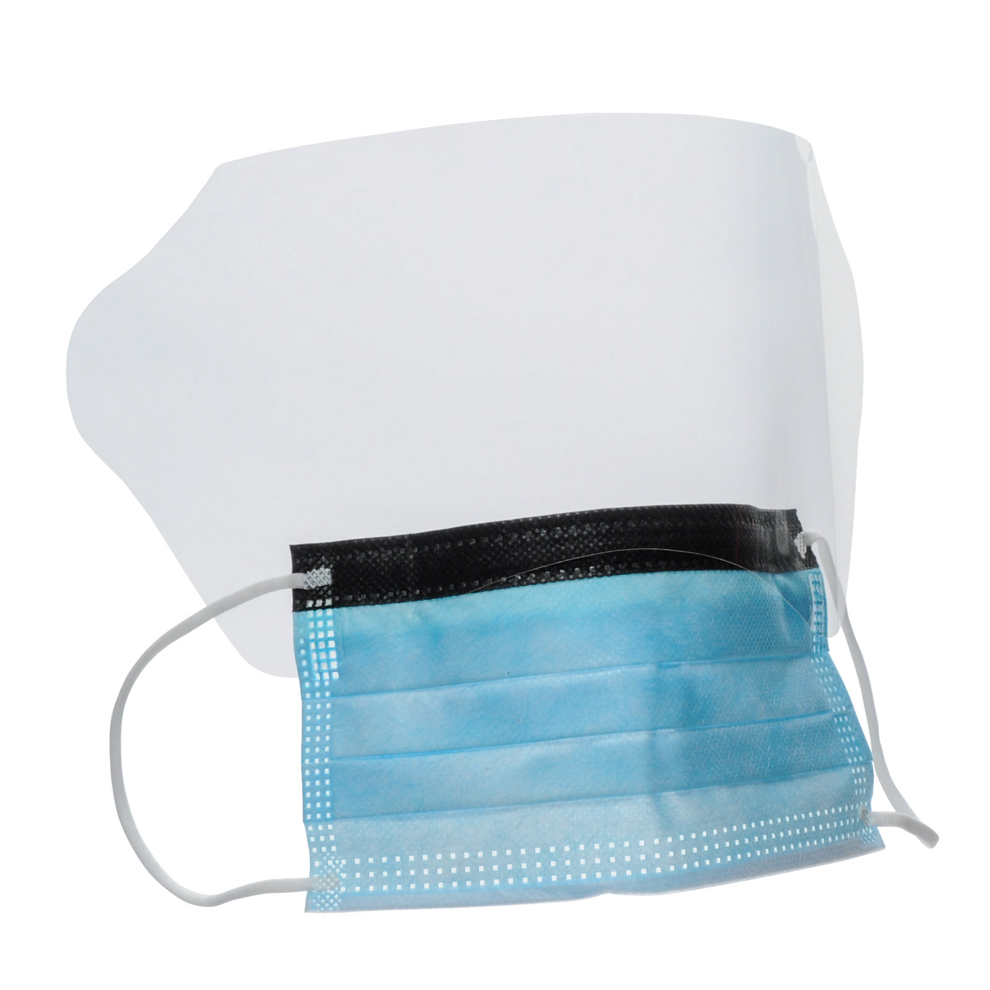 Biohazard Protection Mask With Earloops And Visor Each