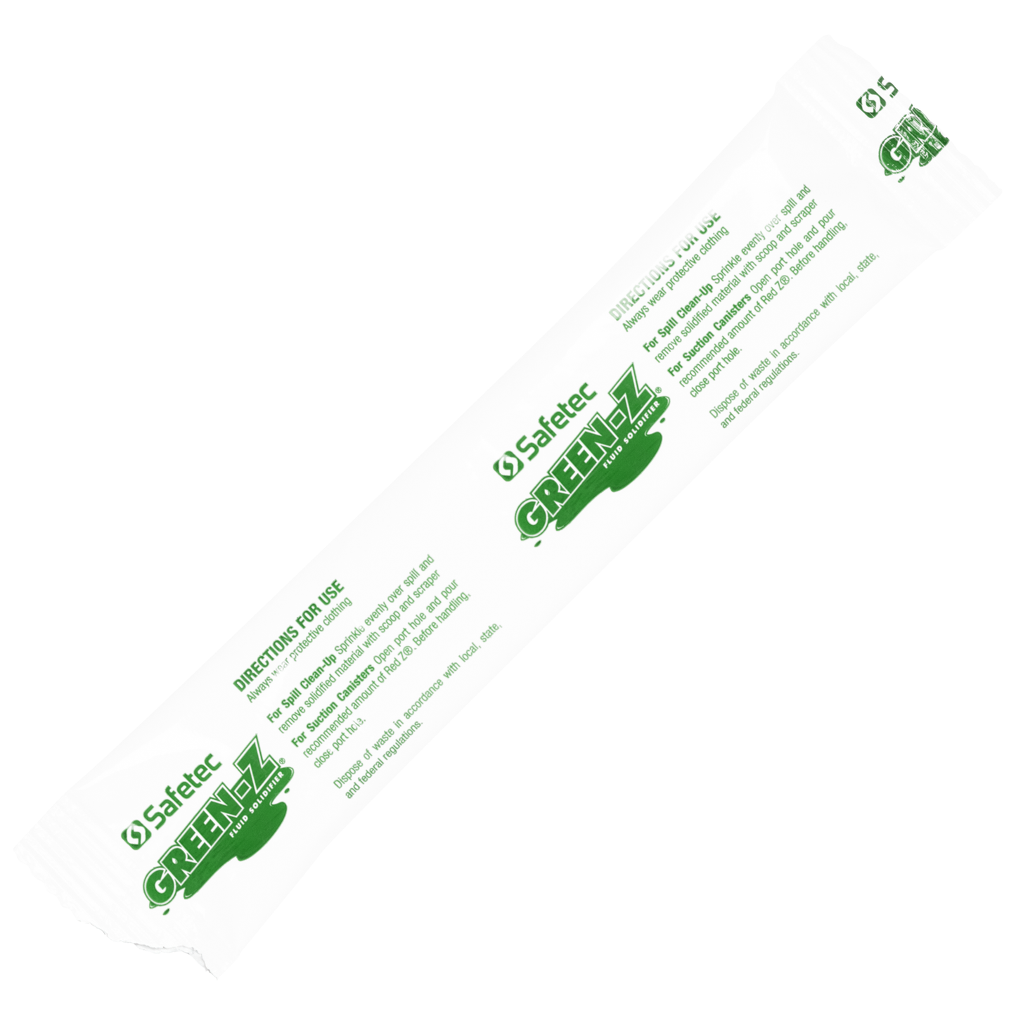 Green Z Biohazard Clean Up Solidifier Non-chlorine 3/4 Oz Packet