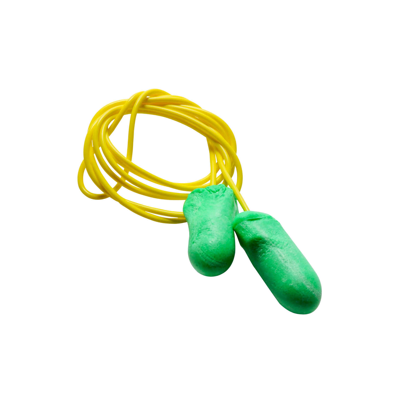 Max Lite Green Earplugs  With Cord 100 Pair/box