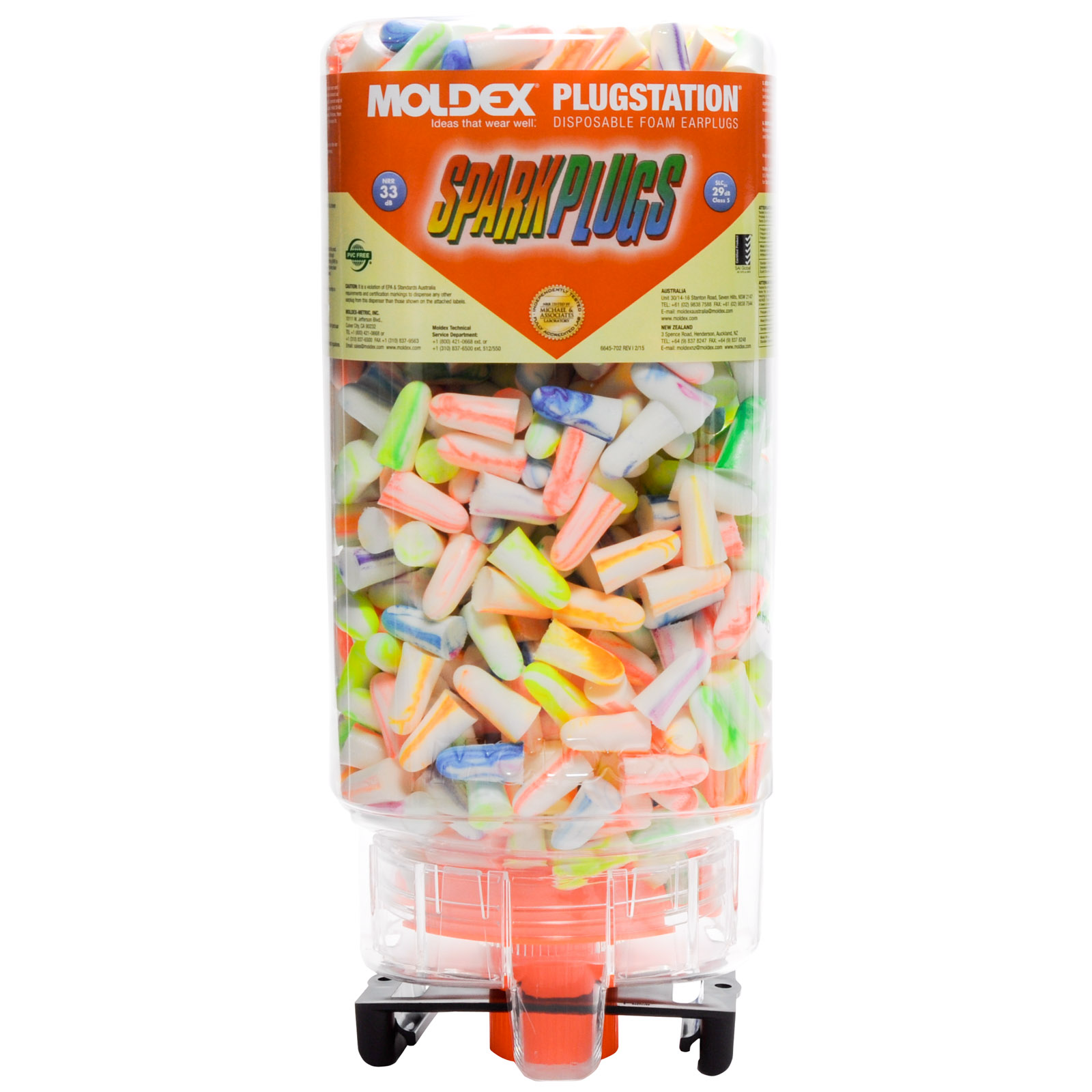 Sparkplug Plug Station Refill Earplugs 500/pkg
