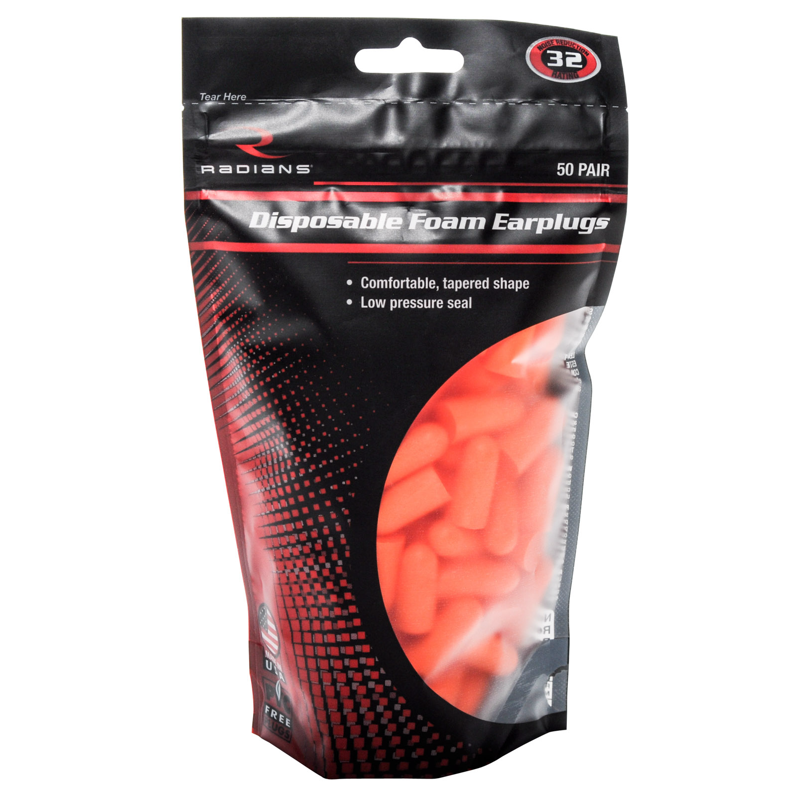 Disposable Foam Earplugs Bulk Bag (50pr/Bg)