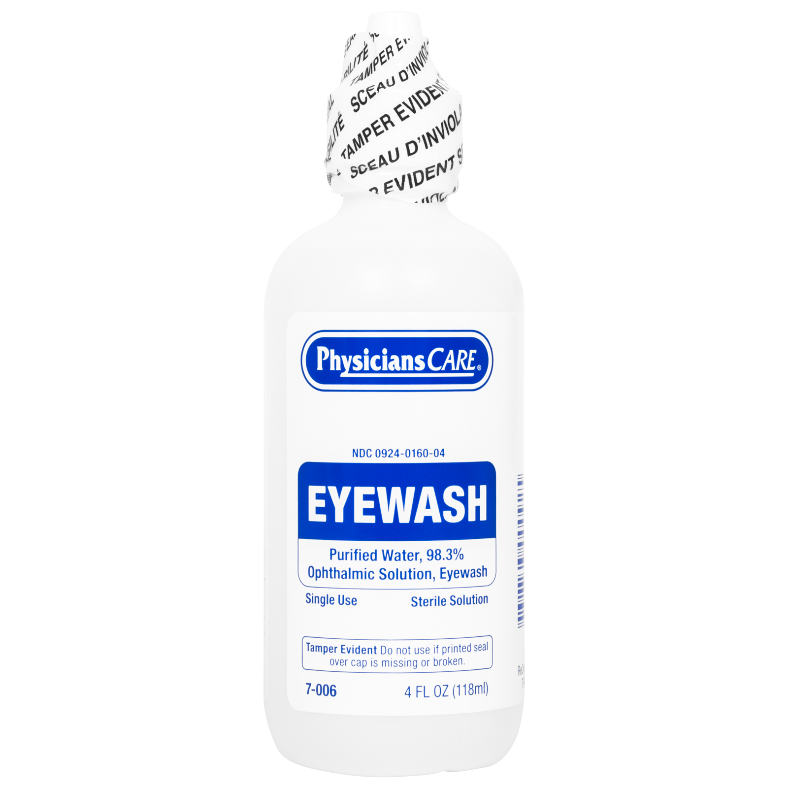Eye Wash Single Use Bottle