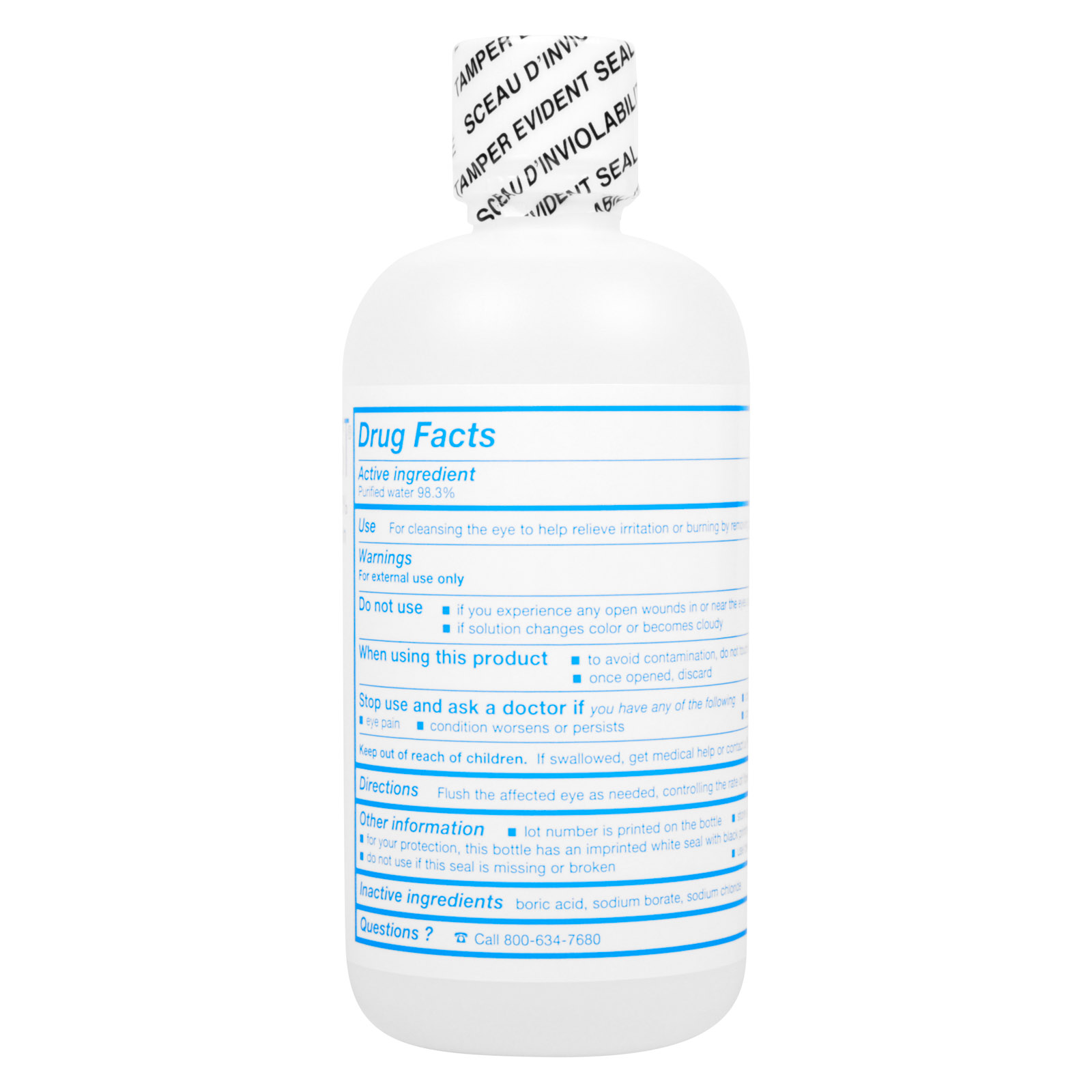 Eye Wash Single Use Bottle