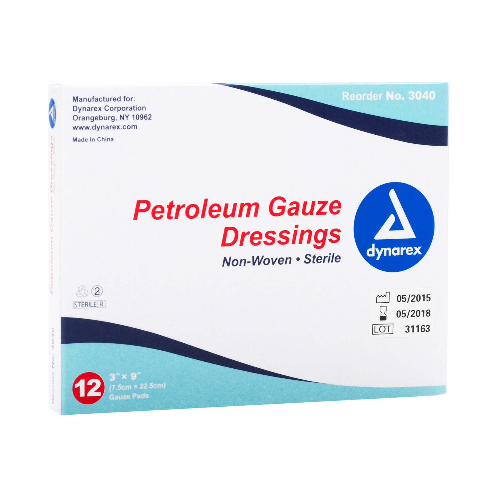 Petroleum Gauze Dressing 3x9 (12/Bx) Petroleum Gauze Dressing 3x9 (12/Bx)