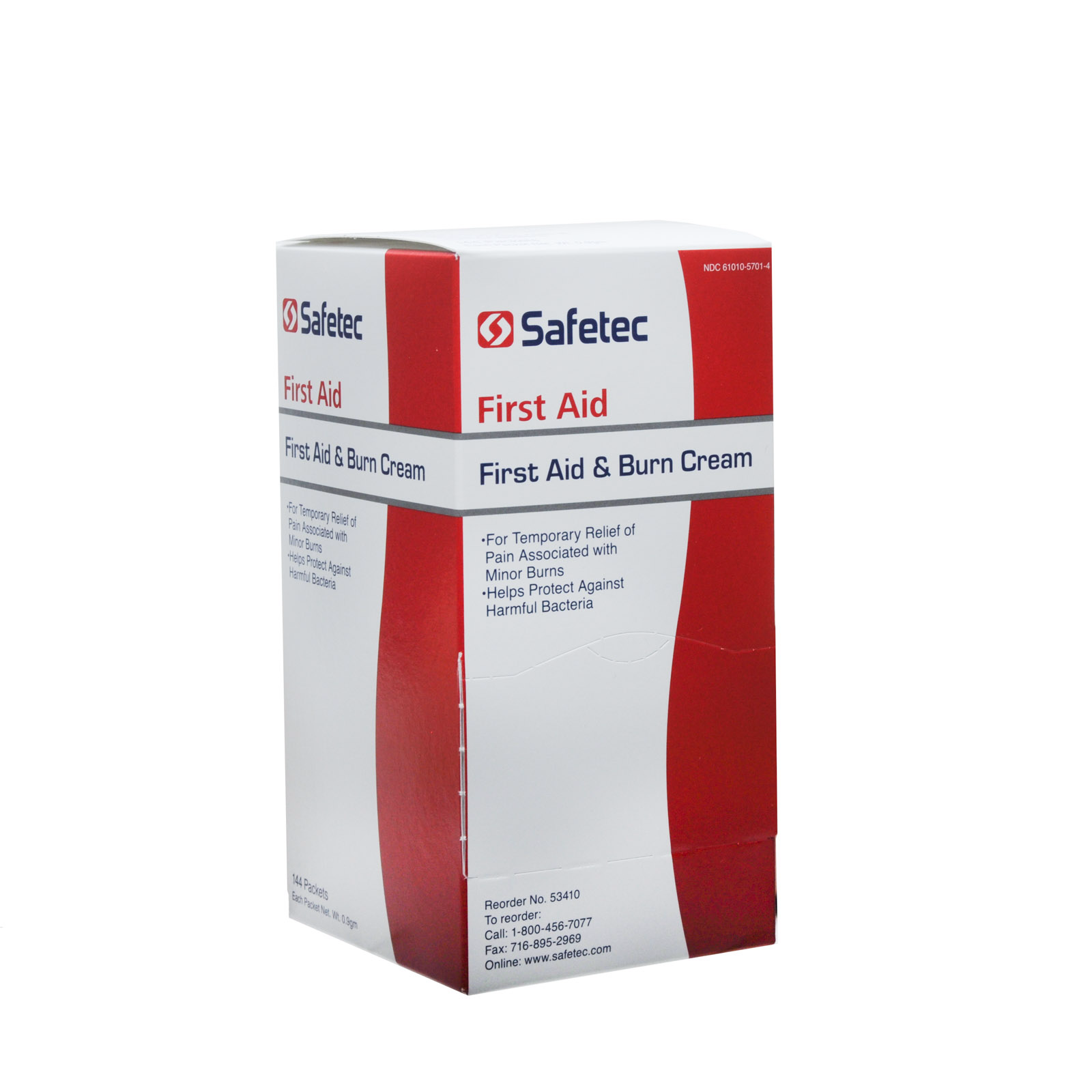 Safetec First Aid & Burn Cream Packets (144/Bx)