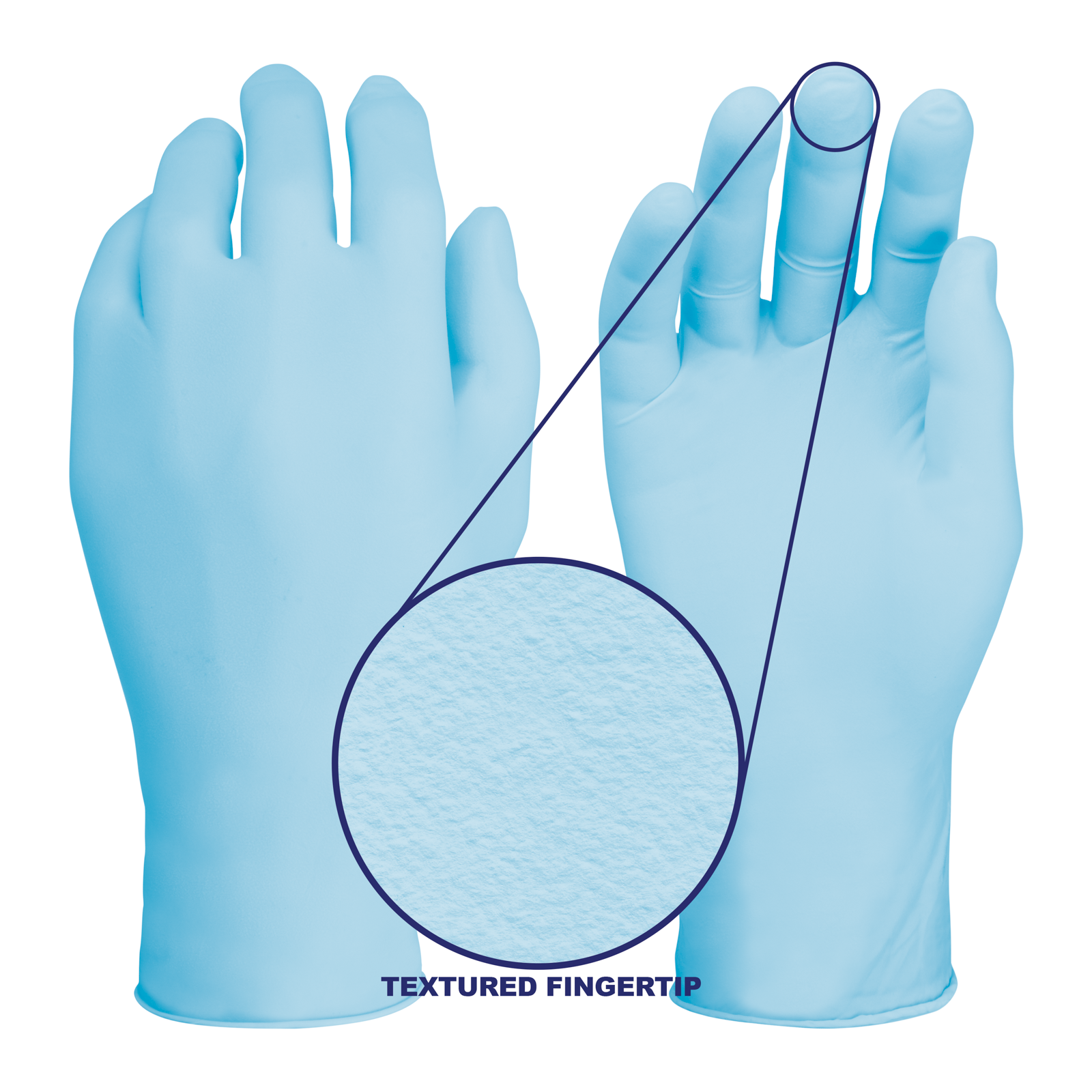Slate Nitrile Gloves 5 mil (100/Bx)