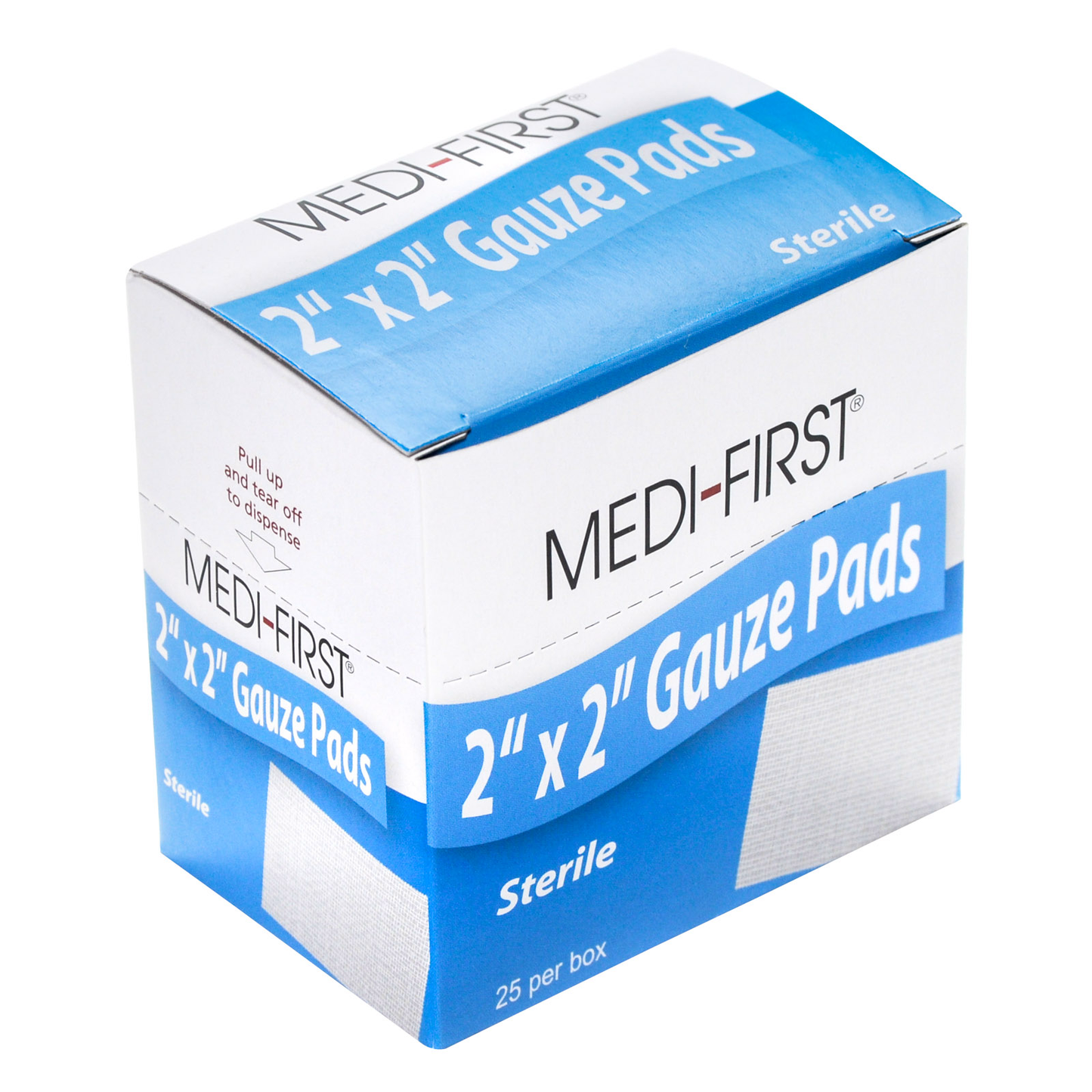 Gauze Pads Sterile 25/box Medifirst