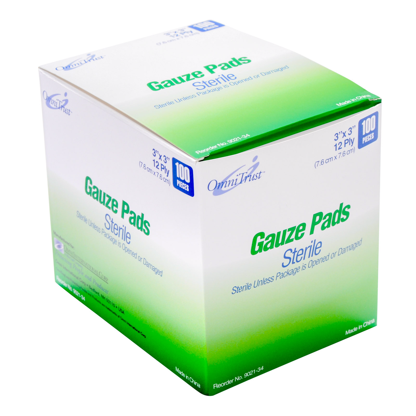 Gauze Pads Sterile 100/box