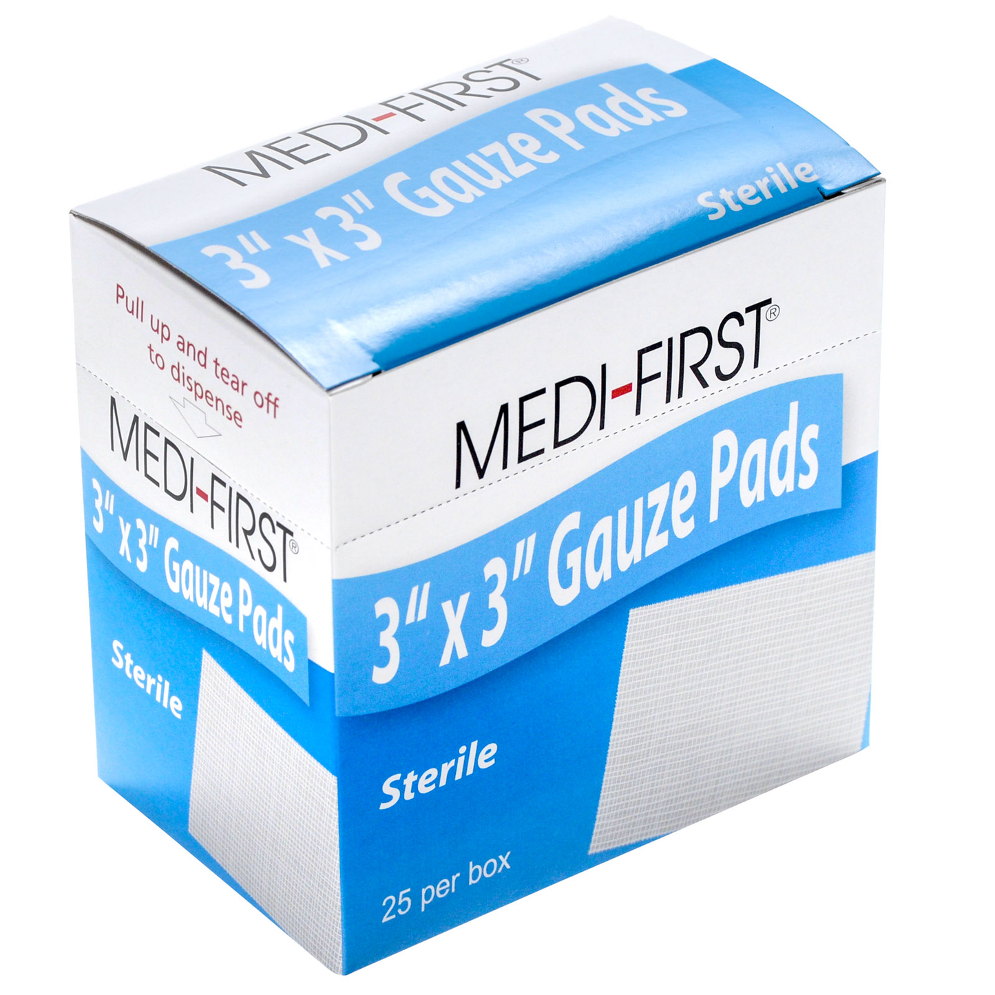 Gauze Pads Sterile 25/box Medifirst