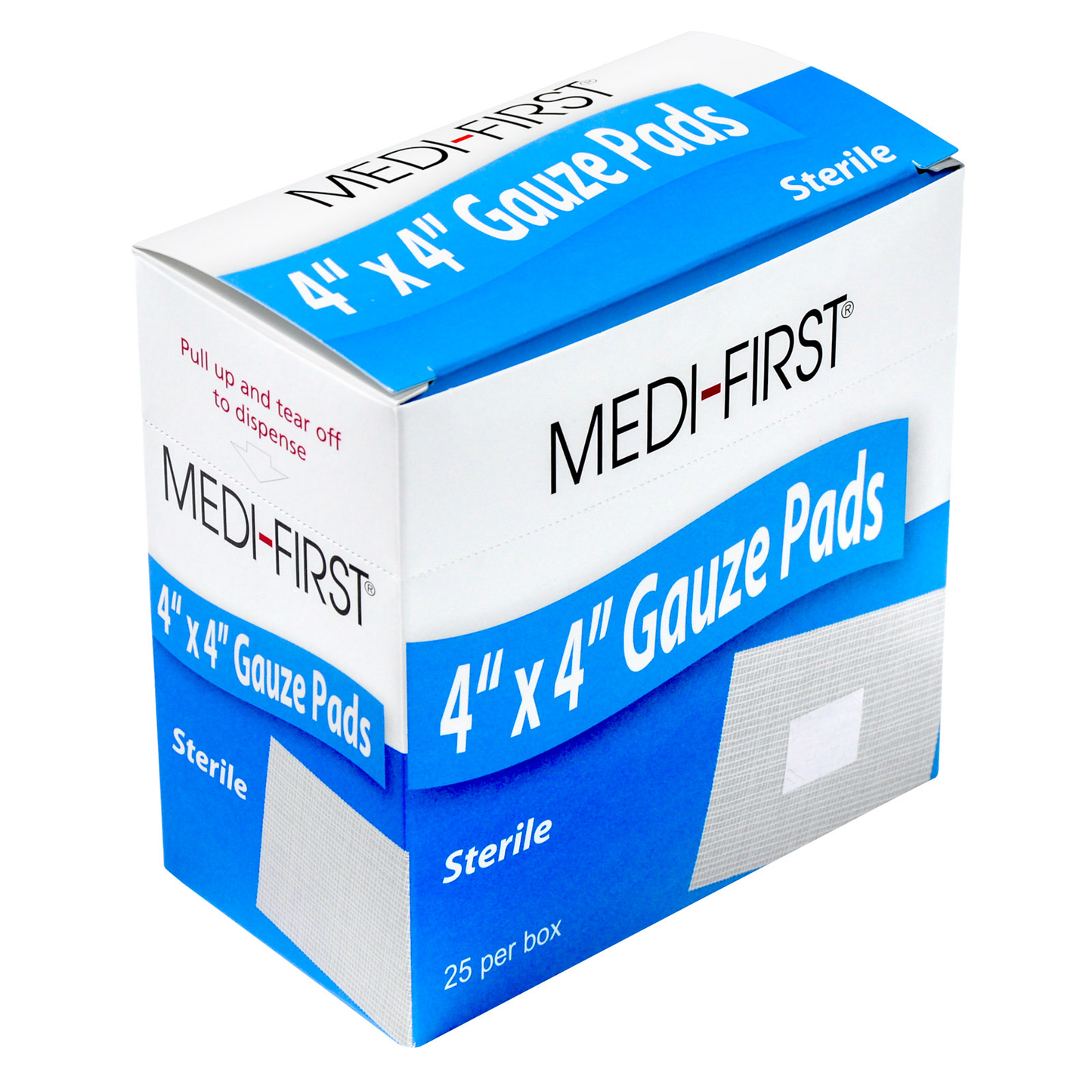 Gauze Pads Sterile 25/box Medifirst