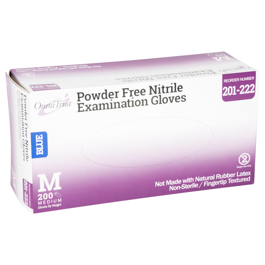 Omni #201 Bulk Nitrile Exam Gloves (200/Bx)