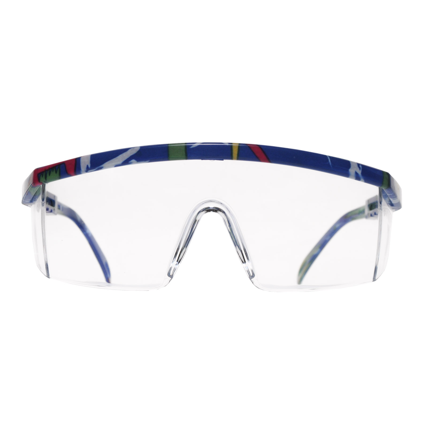 Integra Safety Glass by Pyramex Mixed Blue Frame Clear