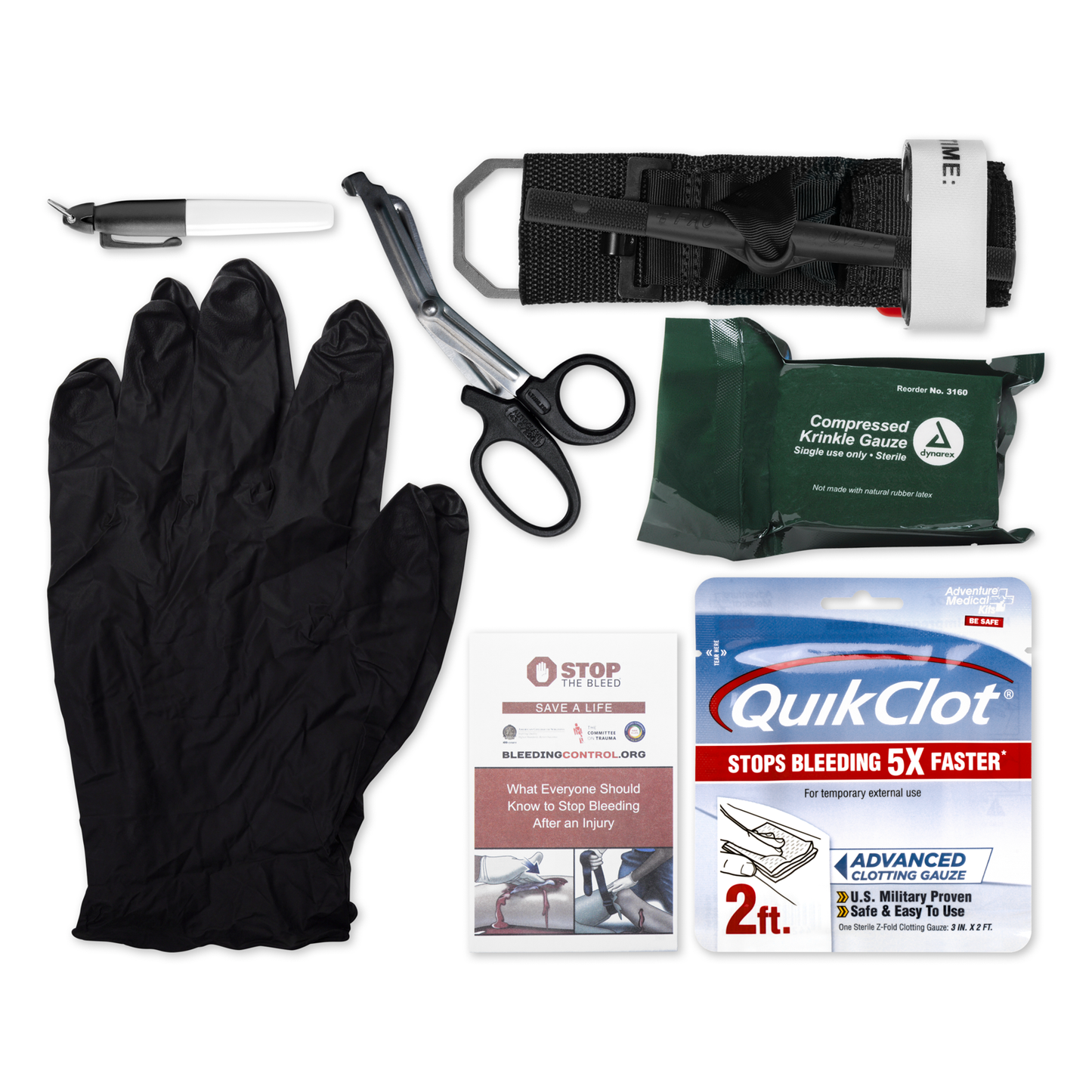 Stop the Bleed BC6 Deluxe W/Quikclot & Gauze