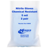 Nitrile Gloves 5 mil Xlarge 2 Pair/Pk