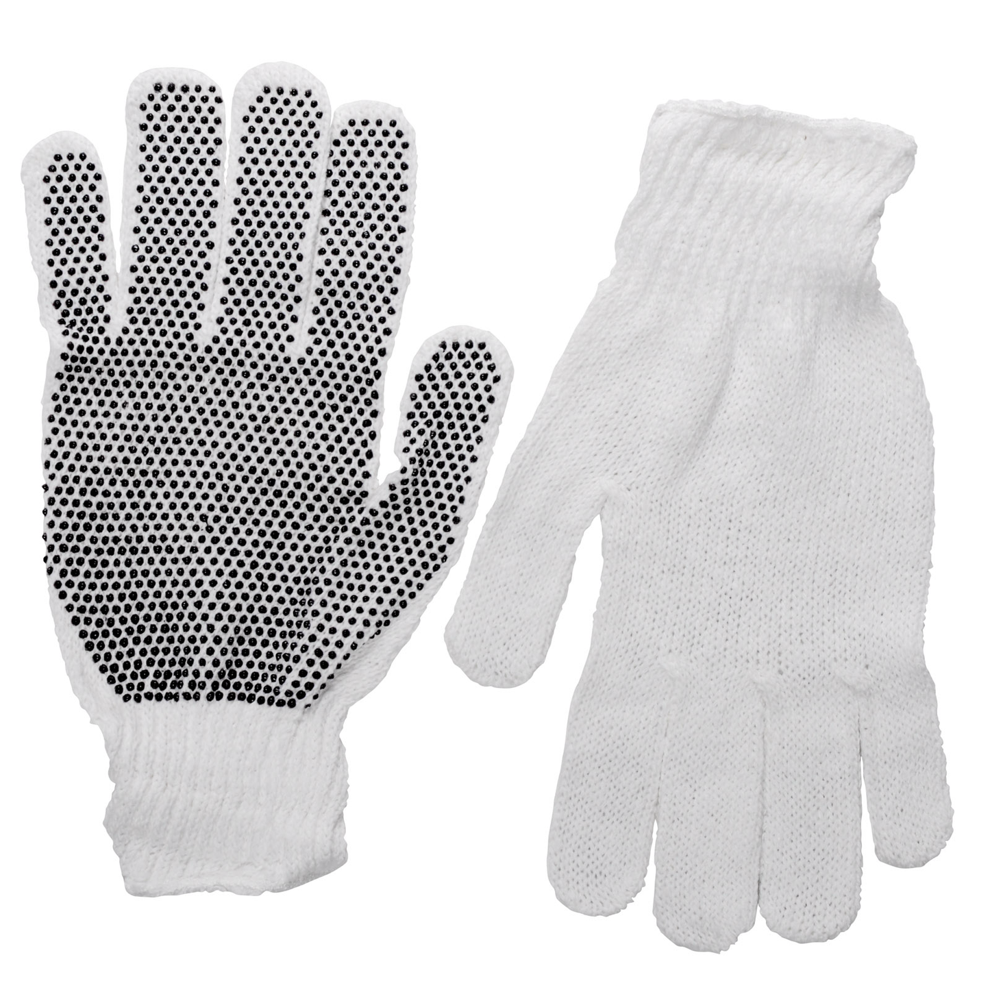 Pvc Dot String Knit Wrist Work Glove Dozen
