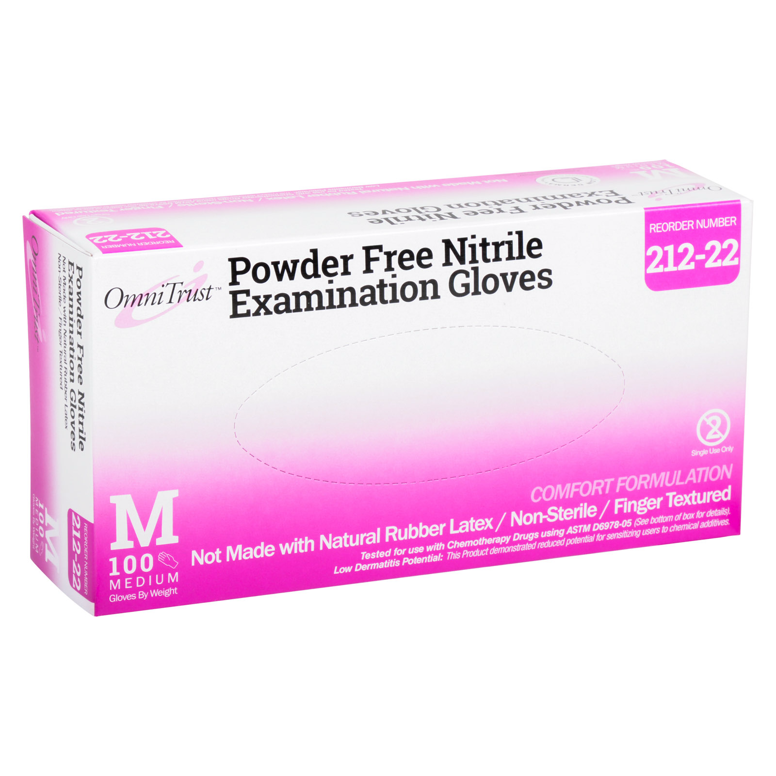 Nitrile Medical Examination Gloves Omni Trust Brand 100/box