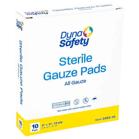 Dynasafety Gauze Pads 3x3 Sterile (10/Bx)