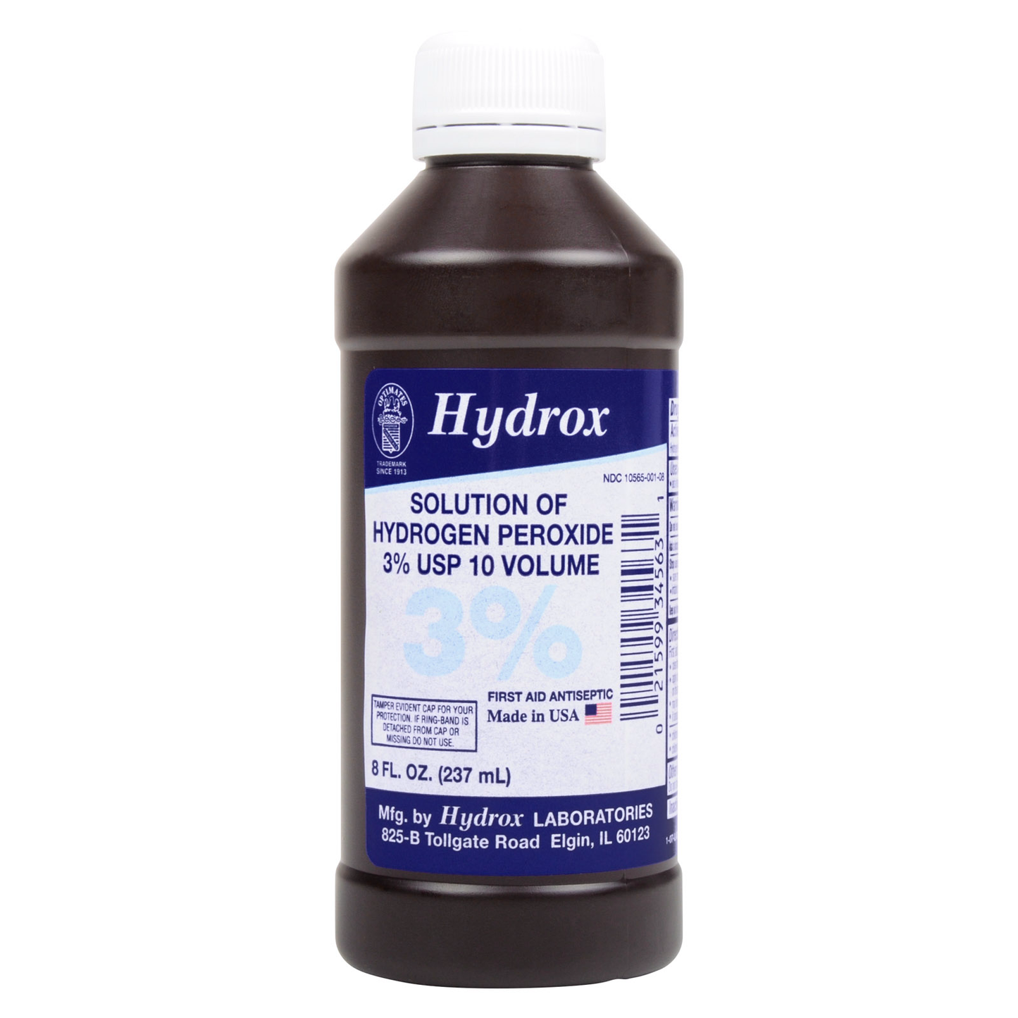 Hydrogen Peroxide Antiseptic Solution 8 Oz