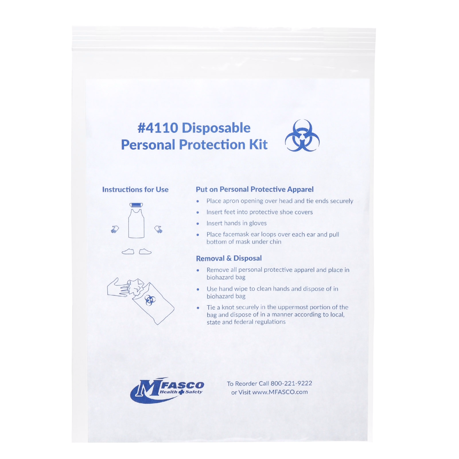 Personal Protection Kit With Apron