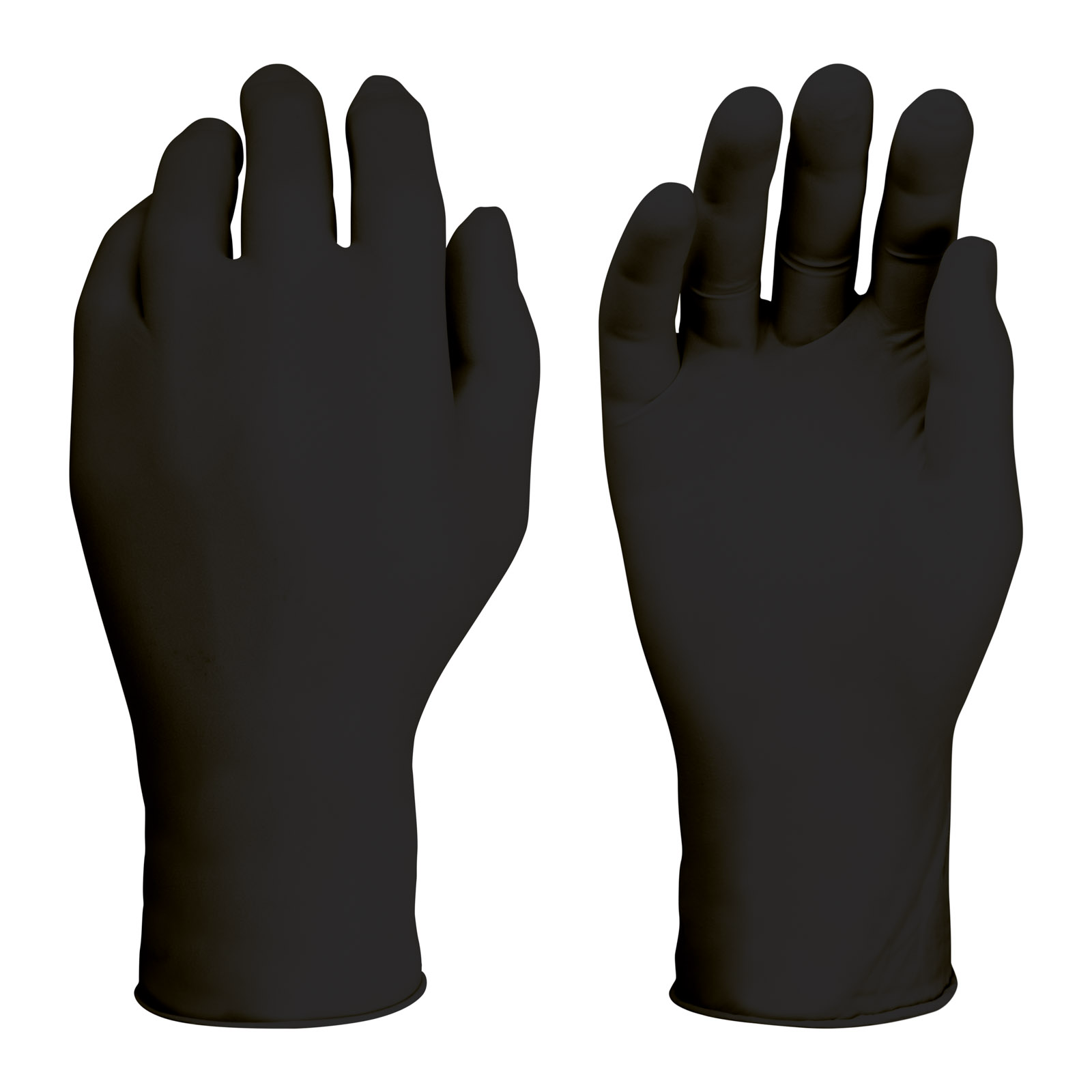 Black Nitrile Disposable Gloves Powder Free 100/box