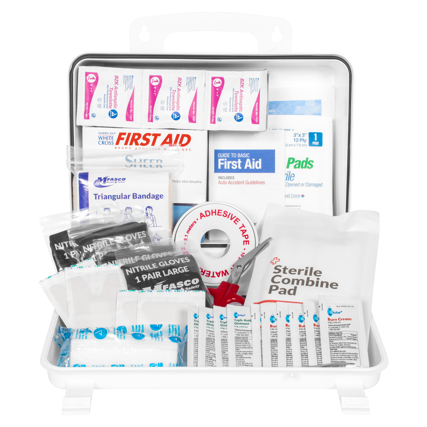 Contractors First Aid Kit Plastic Case
