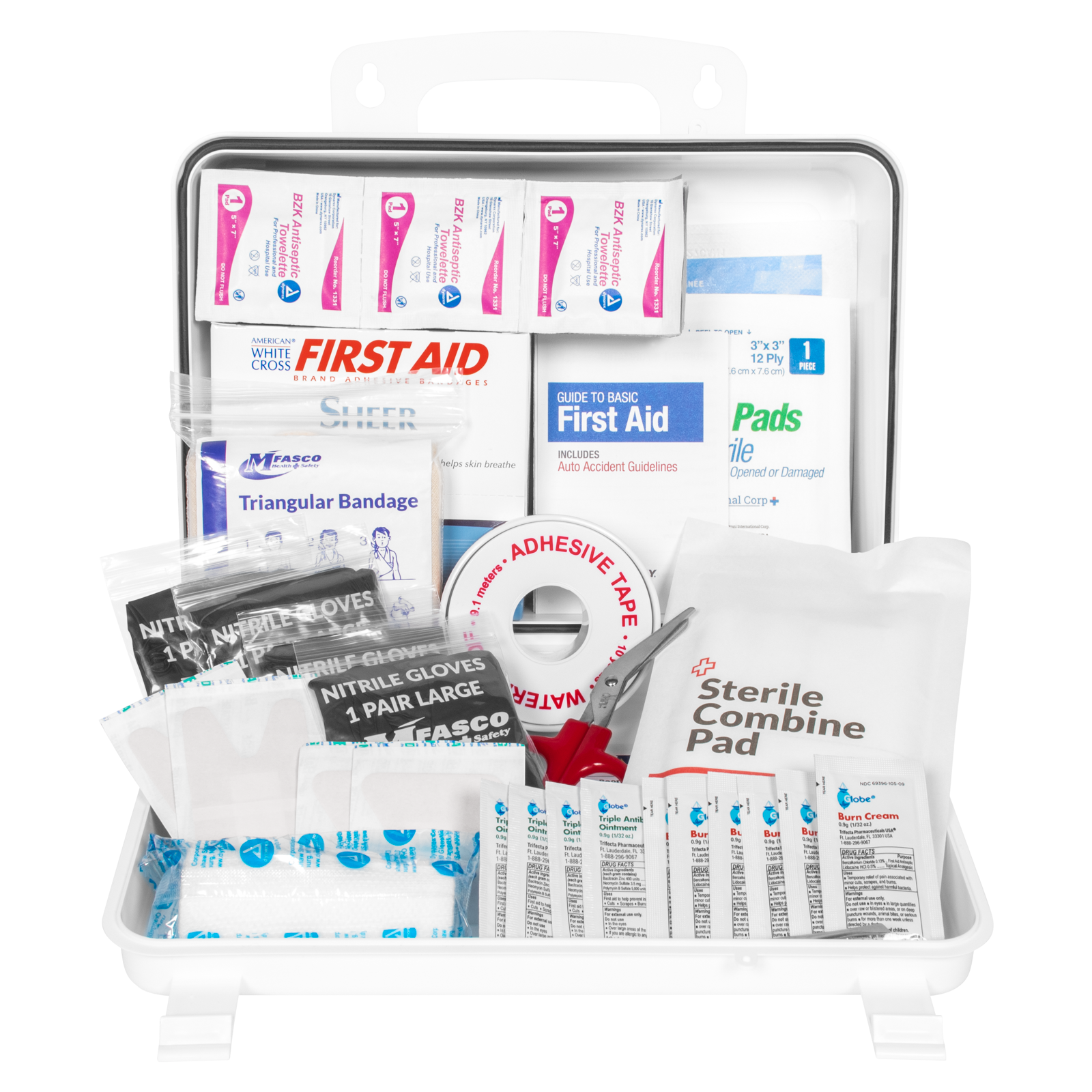 Contractors First Aid Kit Plastic Case